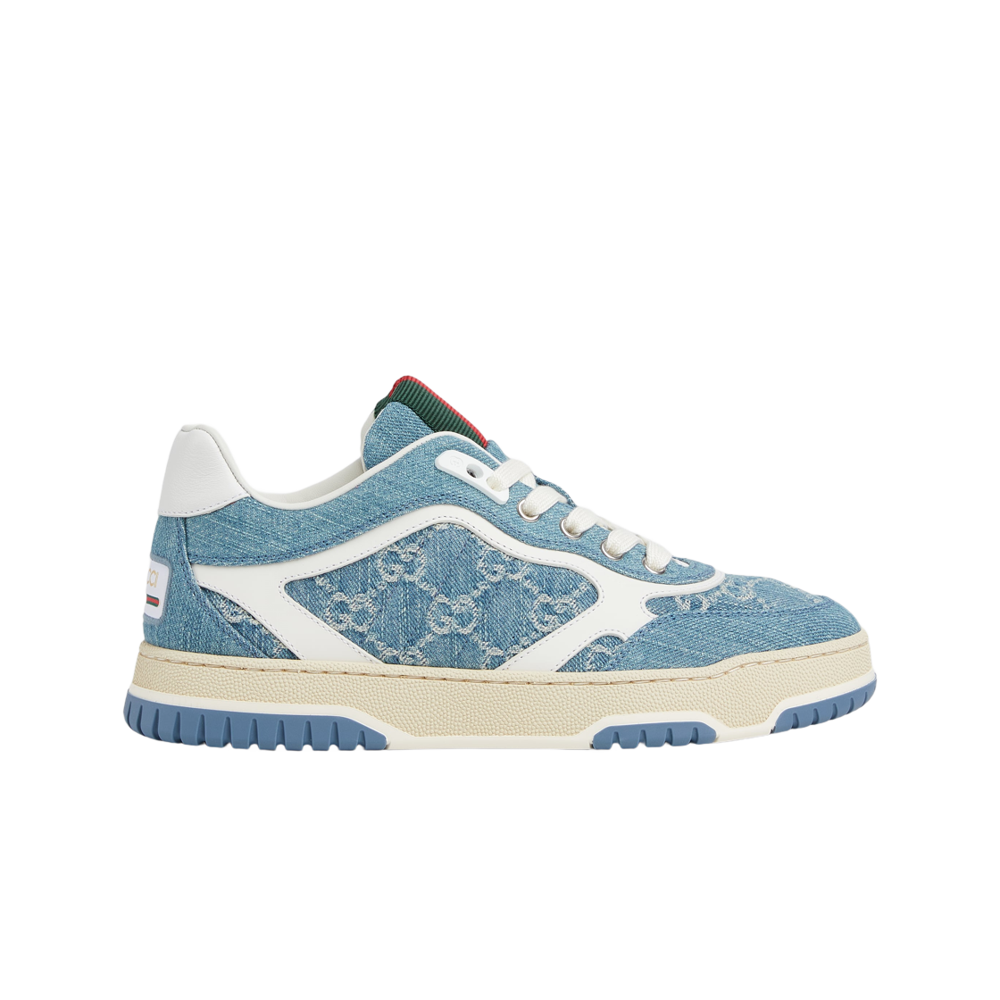 838831-FAEVU-4645 (W) Gucci Re-Web Sneakers Blue Denim