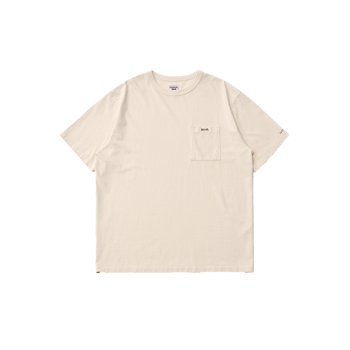 LTFSTS006VA Le TIGRE Classic Pocket T-shirts Ivory