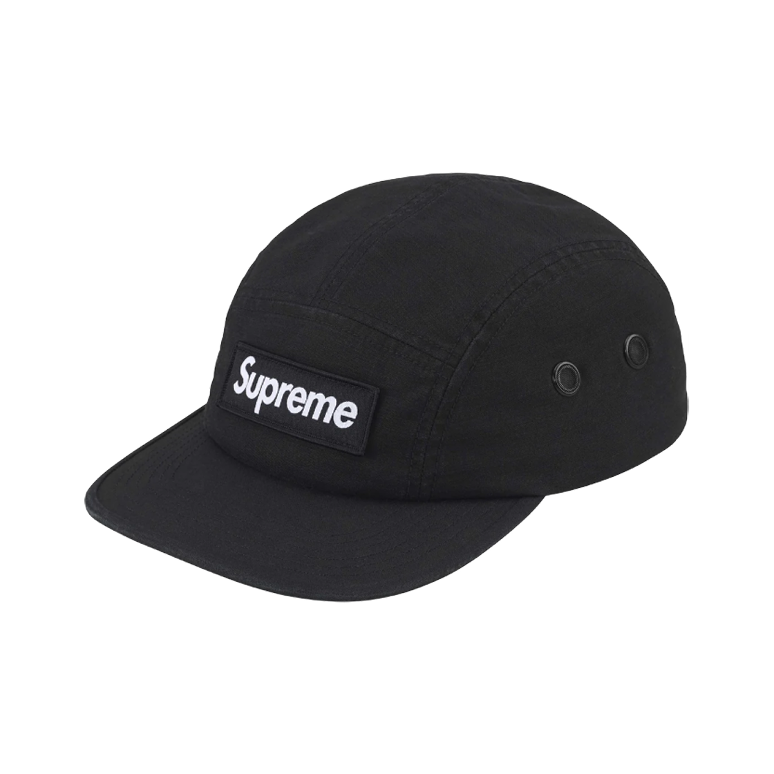 슈프림 x 주욕 캠프캡 블랙 - 25SS