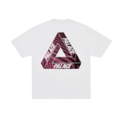 Palace Tri-Vex T-Shirt White Pink - 25SS
