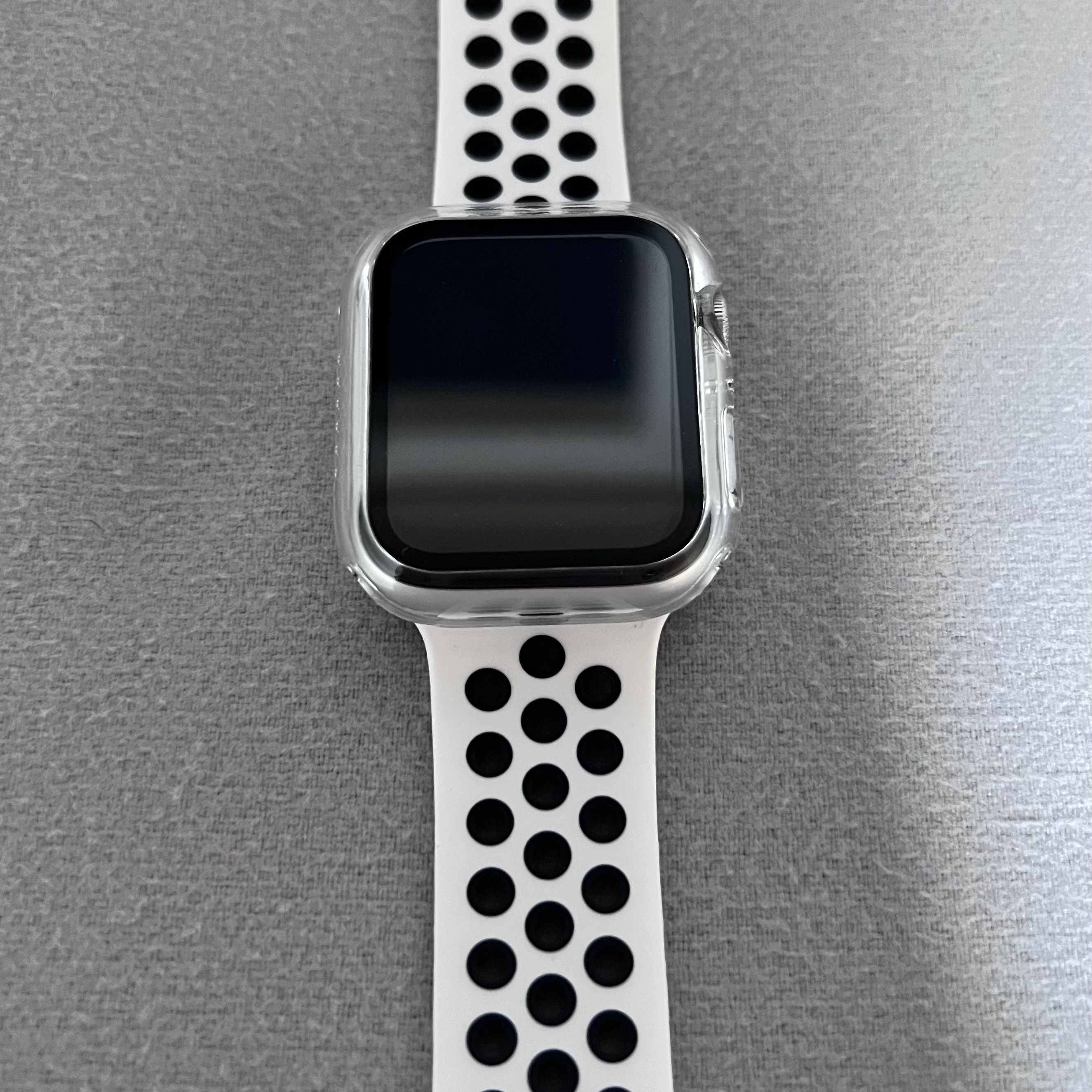 Apple Watch SE 2024 40mm GPS Silver Aluminium Case with Sport Band S/M Denim (Korean Ver.) 착용 스타일