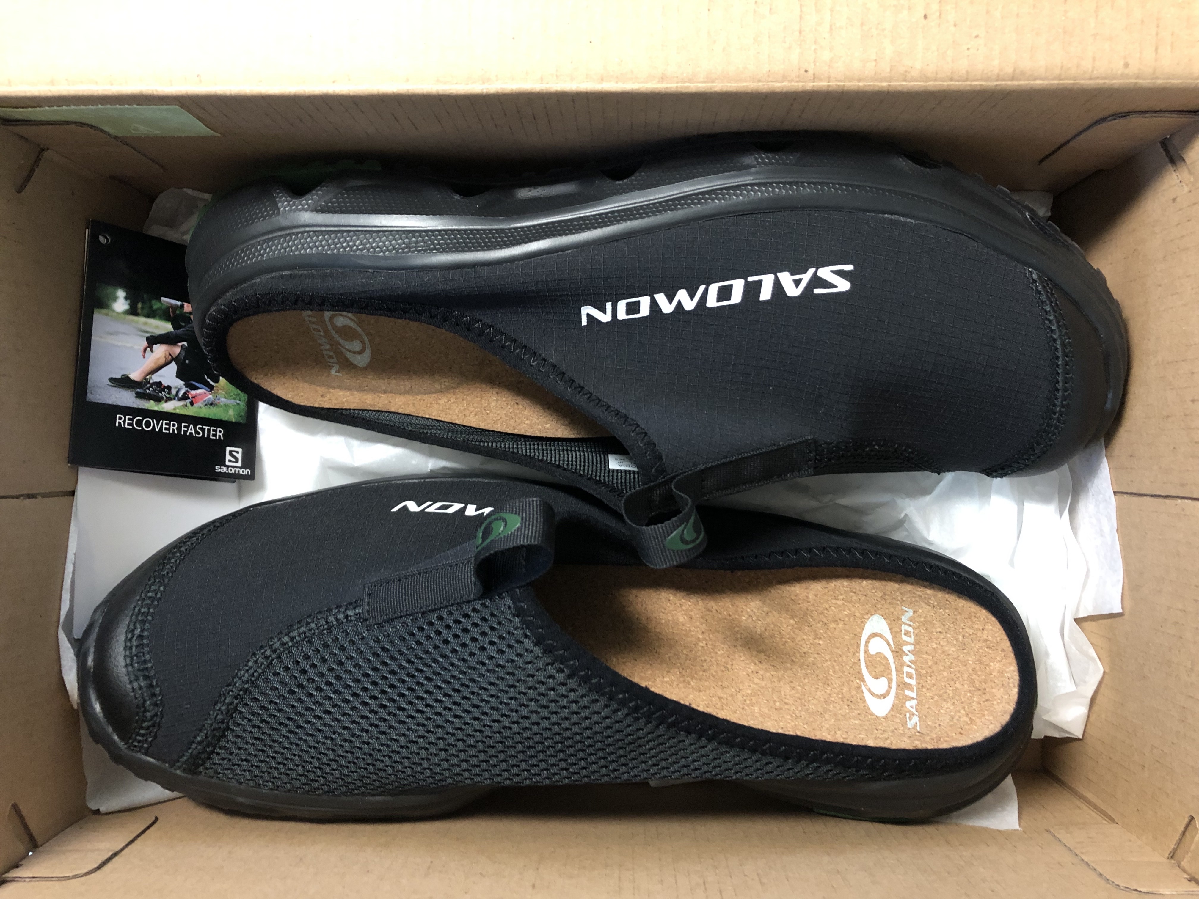 Salomon Rx Slide 3.0 Black 착용 스타일