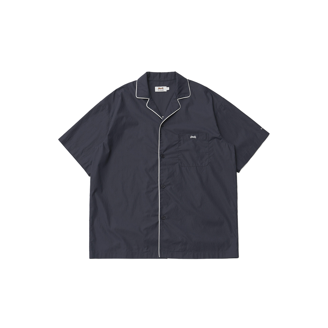 LTFSSH004NV Le TIGRE Tencel Pajamas Shirt Navy