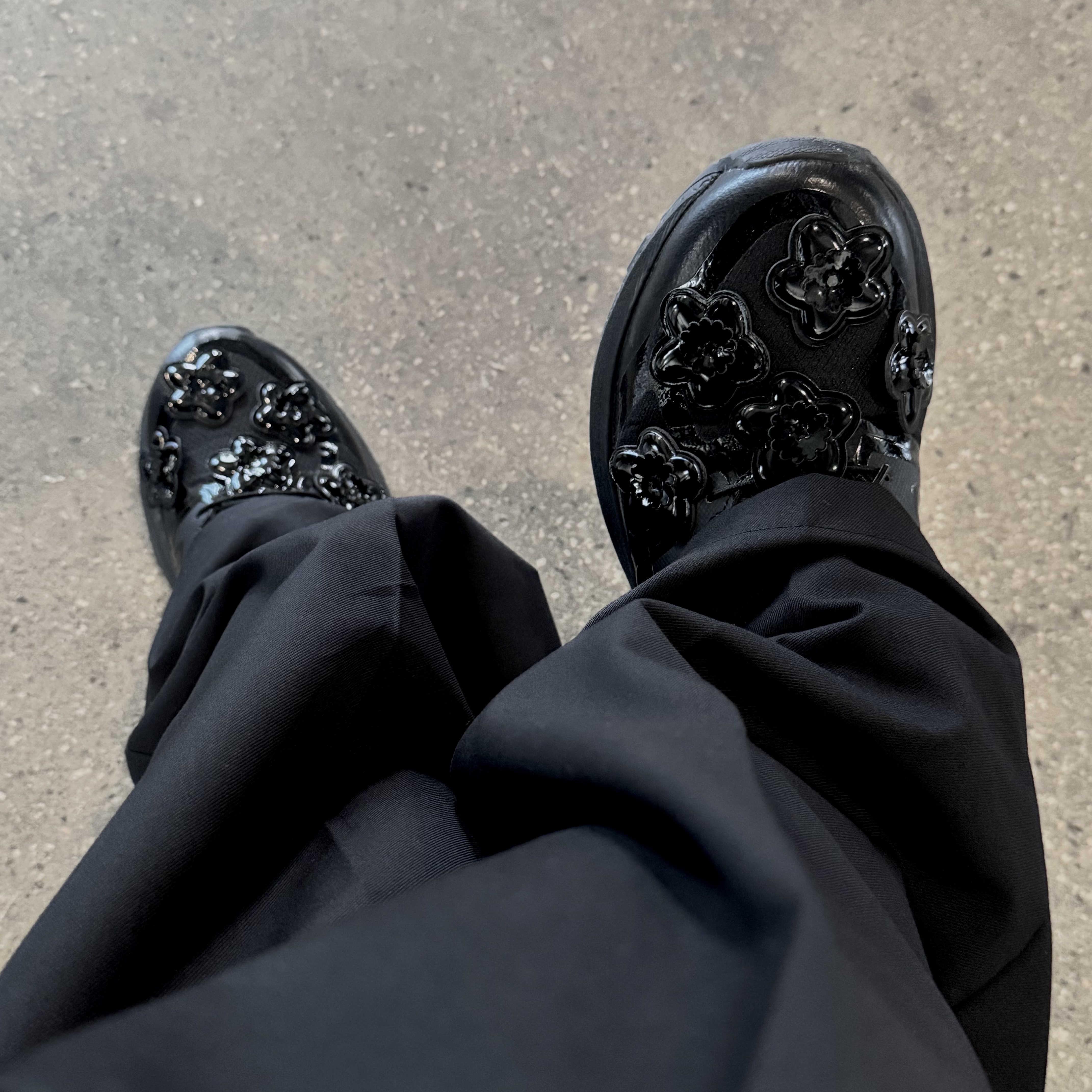 Asics x Cecilie Bahnsen Gel-Terrain Black 착용 스타일