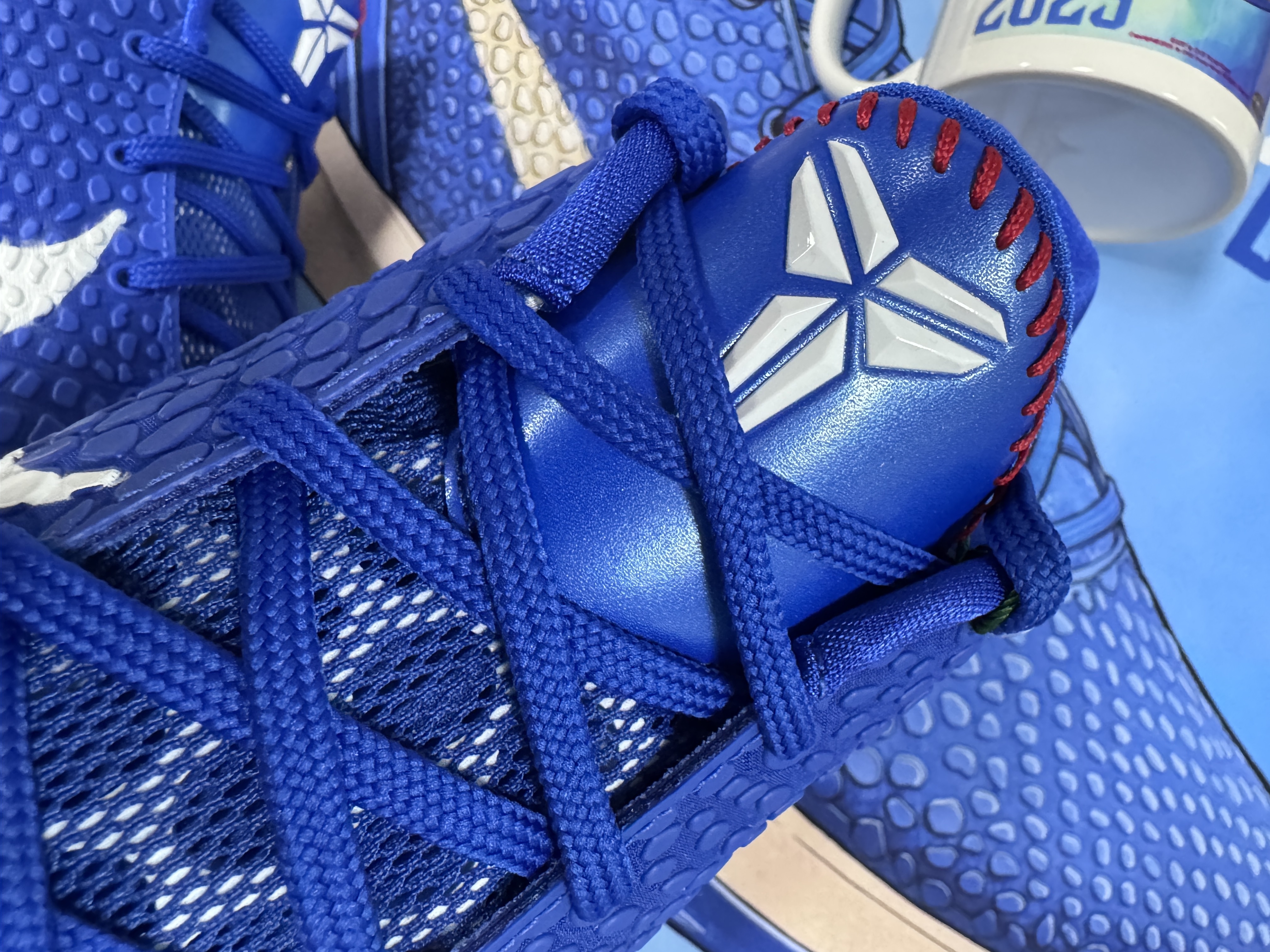 Nike Kobe 6 Protro Game Royal White 착용 스타일 - 3