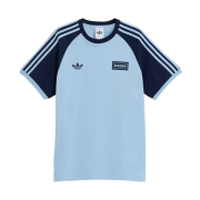 Adidas x Oasis Tour 3-Stripes T-Shirt Clear Sky Night Indigo - US Sizing