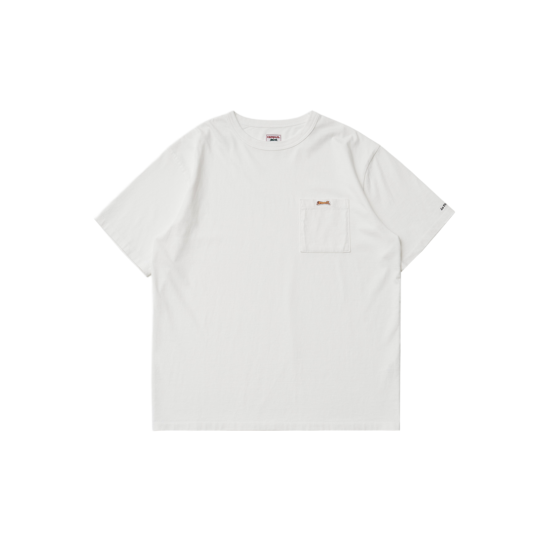 르티그레 클래식 포켓 티셔츠 오프 화이트(Le TIGRE Classic Pocket T-shirts Off White)