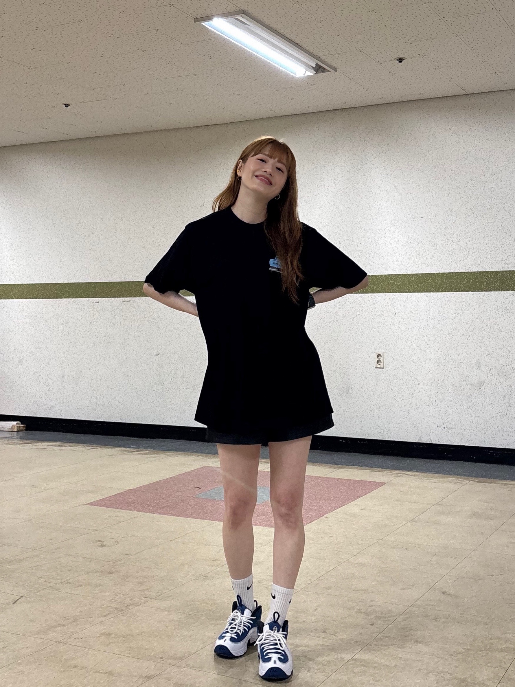 Stussy Pickup T-Shirt Black, Nike Air Penny II Atlantic Blue 착용 스타일 - 3