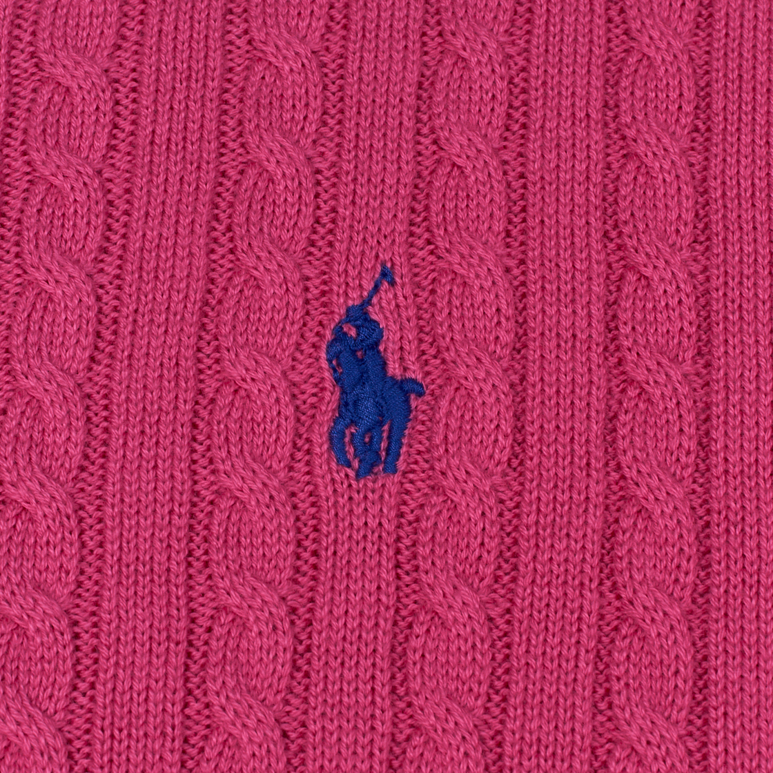 KW5BKNPRLA3PK [20% 적립] Polo Ralph Lauren Children Mini Cable Cotton Cardigan Pink - 25SS - #4