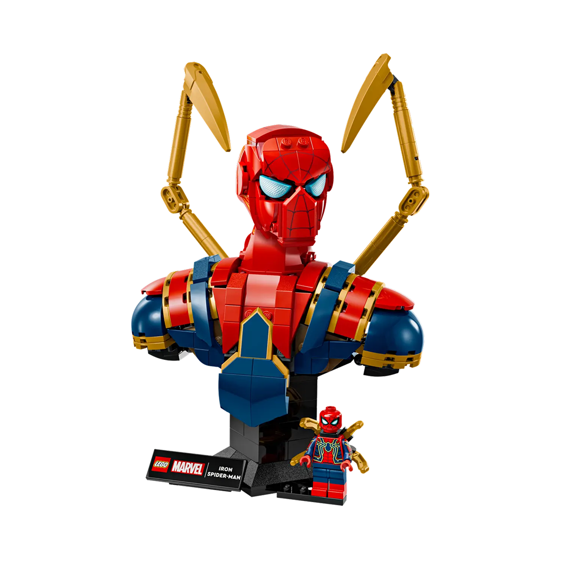 레고 마블 아이언 스파이더맨 흉상(Lego Marvel Iron Spider-Man Bust)