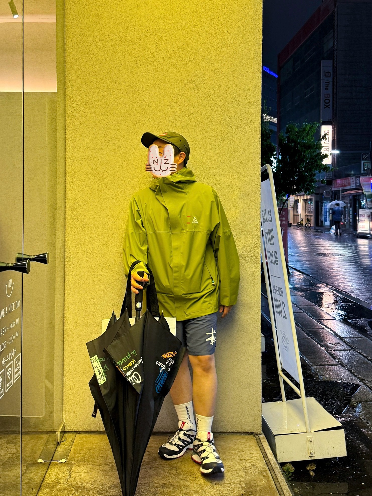 Salomon x Kasina XT-4 OG Dark Navy, Nike ACG Storm-Fit ADV Cascade Rains Full Zip Jacket Moss - Asia 착용 스타일
