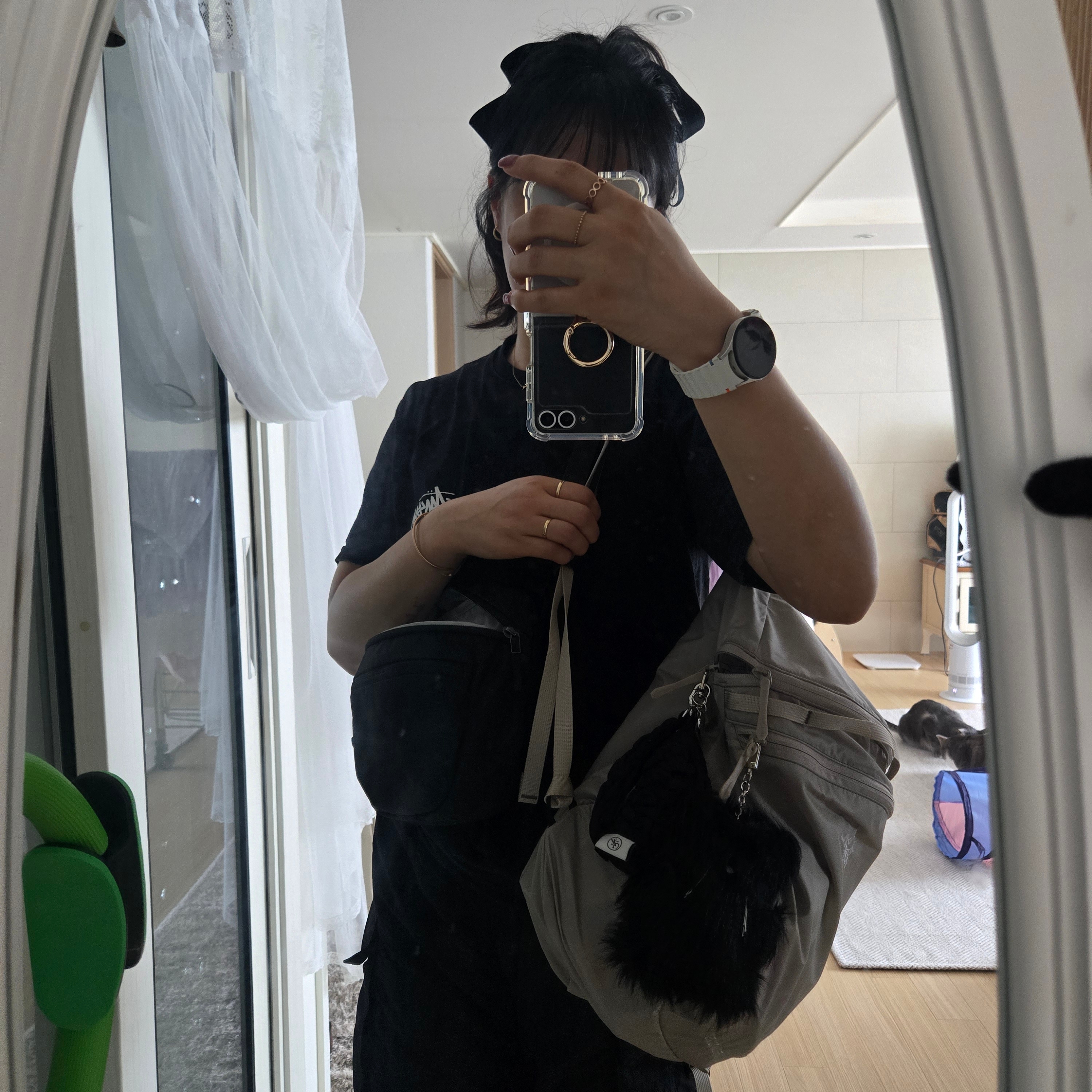 Arc'teryx Heliad 15 Backpack Rune 착용 스타일 - 3
