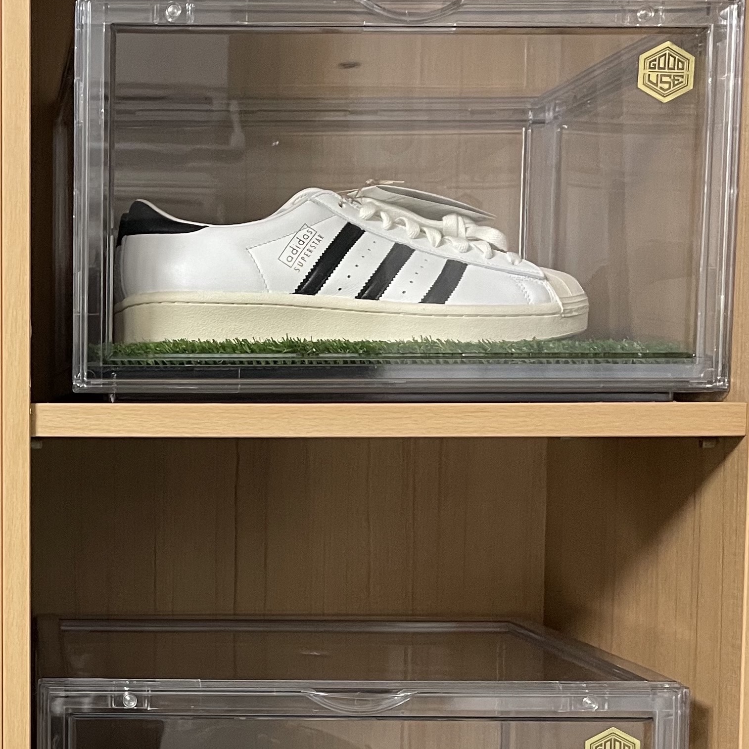 Adidas Superstar Vintage Made in Germany Core White Core Black 착용 스타일