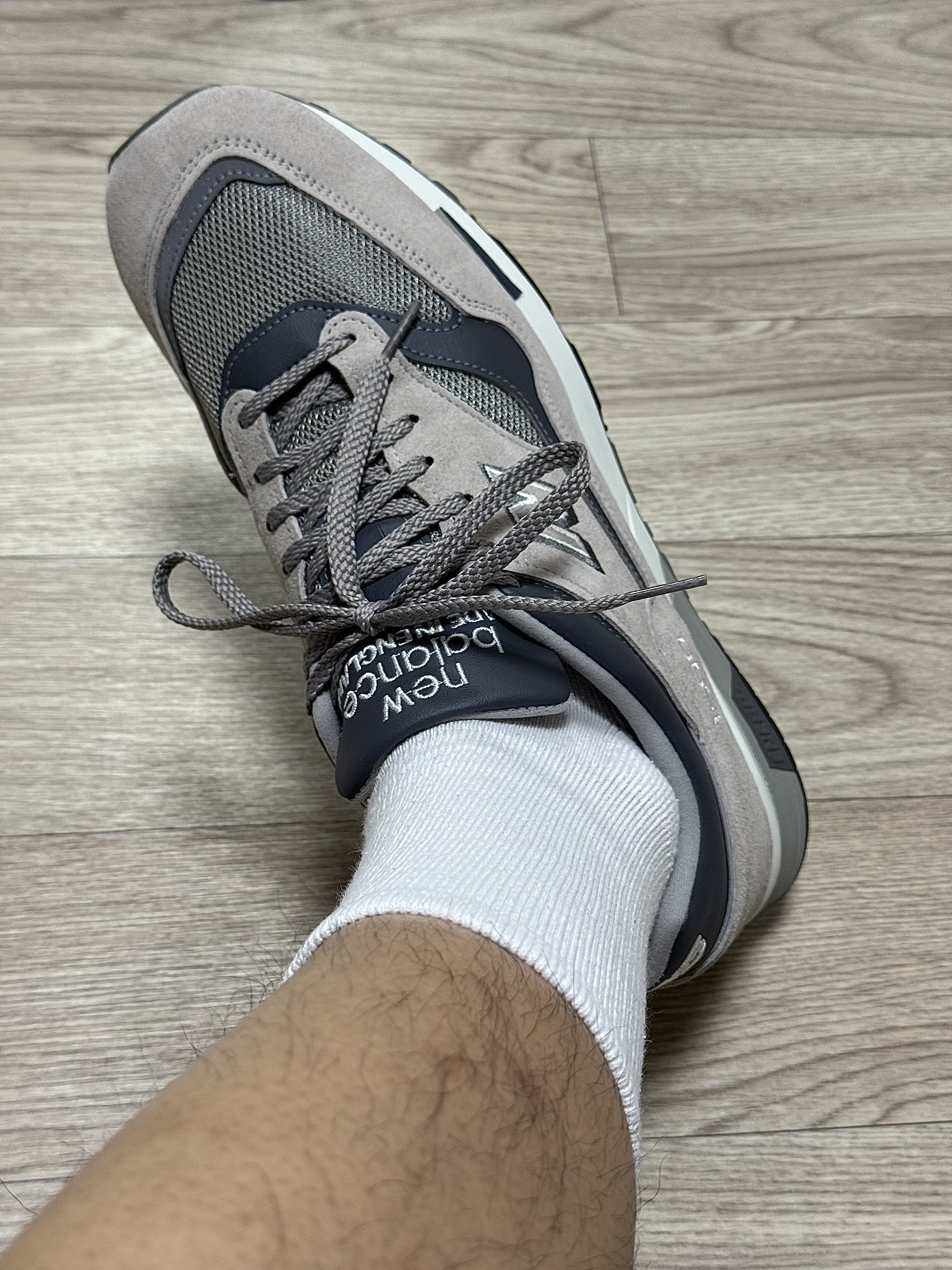 New Balance 1500 Made in UK Grey 착용 스타일