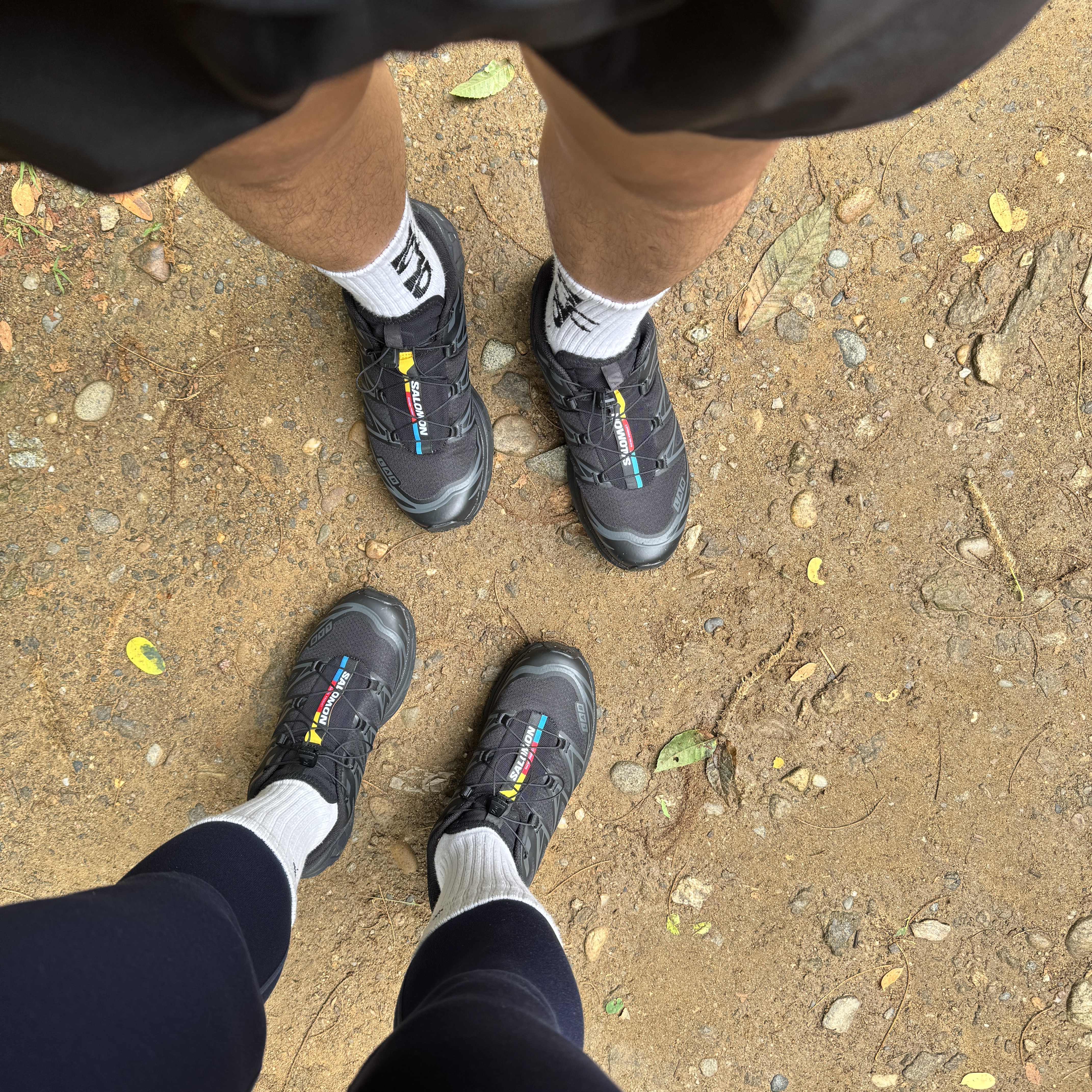 Salomon XT-6 ADV Black 착용 스타일