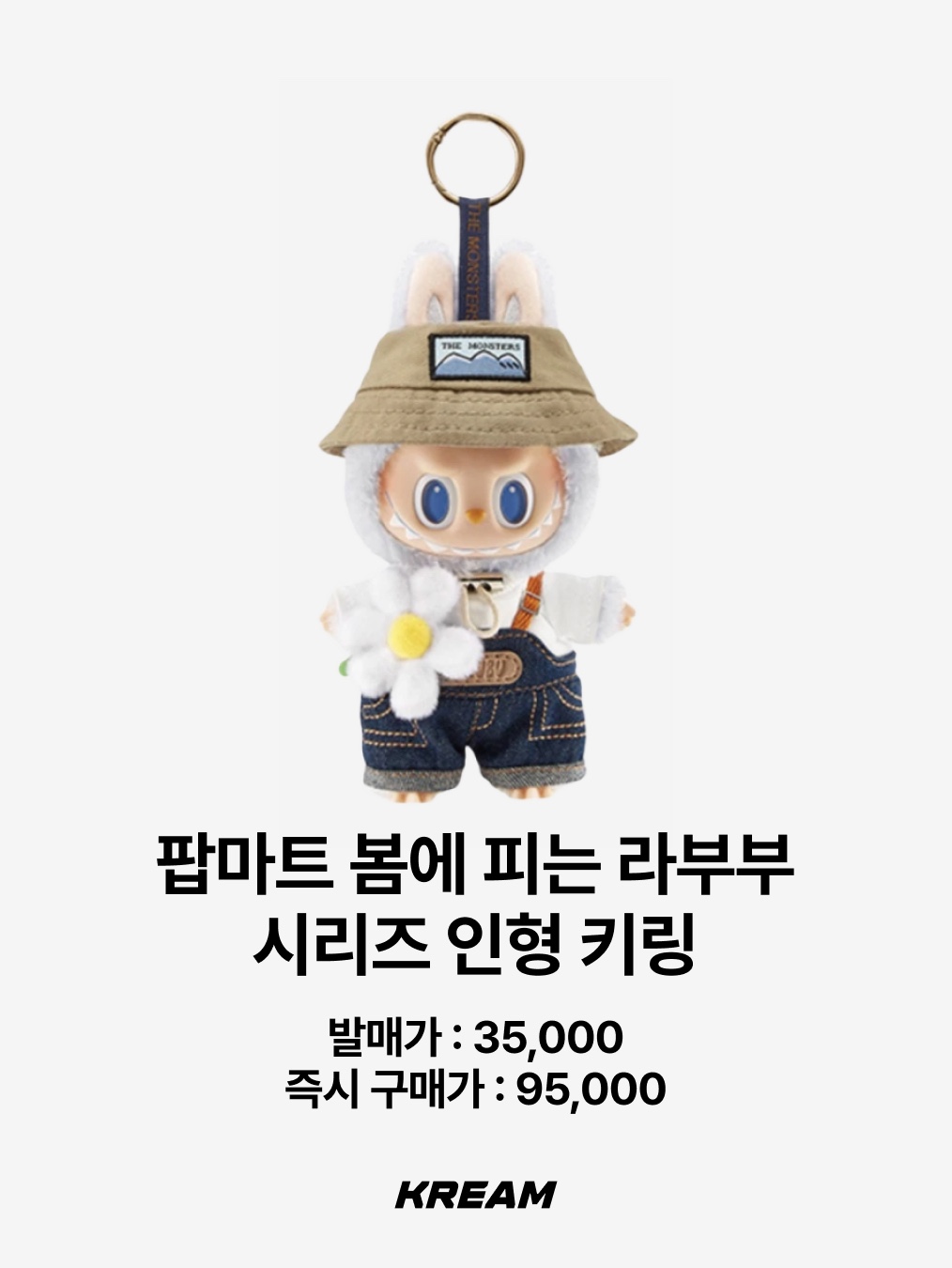 Pop Mart Labubu The Monsters Highlight Series ID Keyring (Opened Case), Pop Mart The Monsters Zimomo Angel In Clouds Vinyl Face Doll 착용 스타일 - 6
