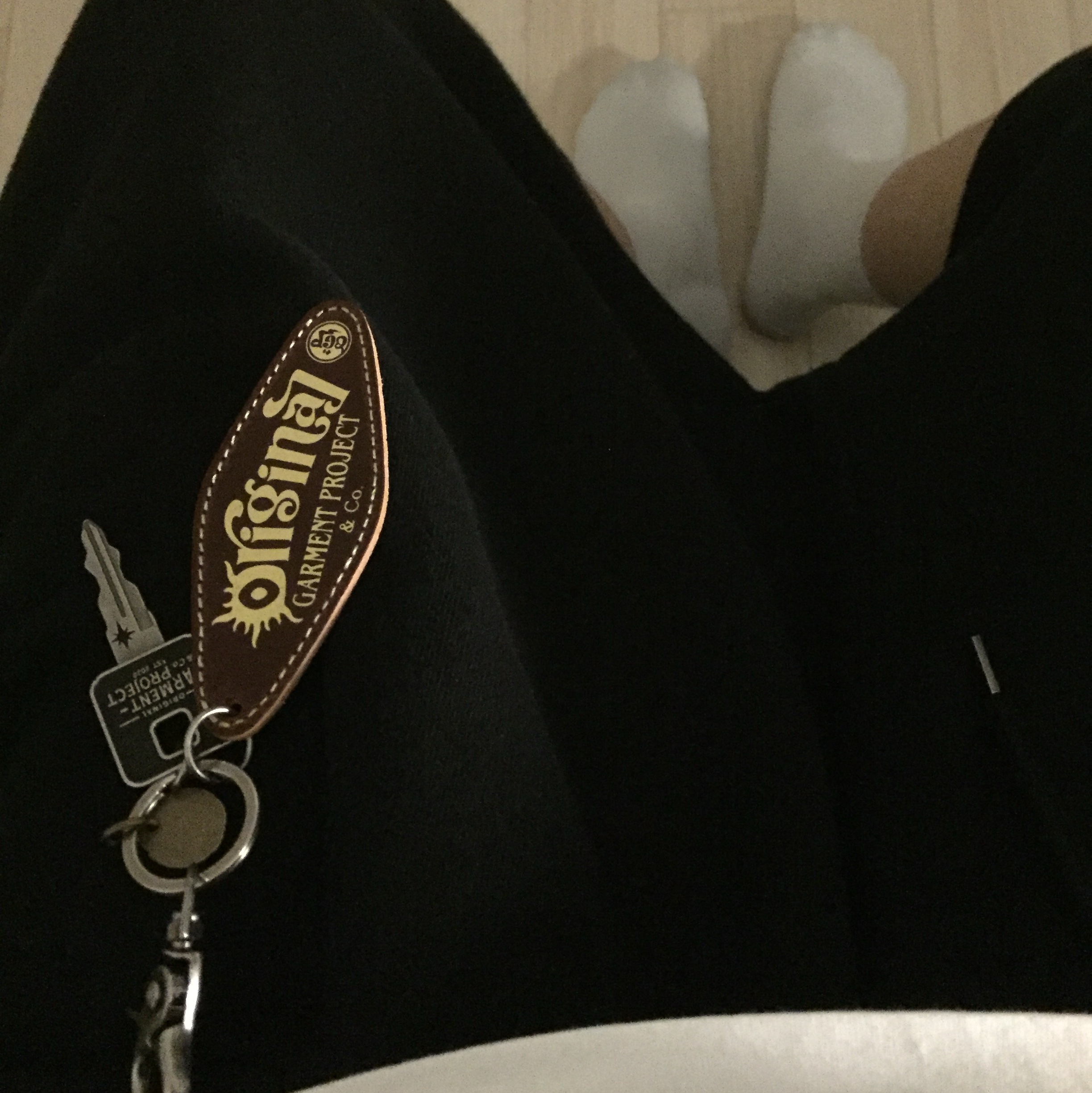 Ogarp Metal Keyring Silver 착용 스타일