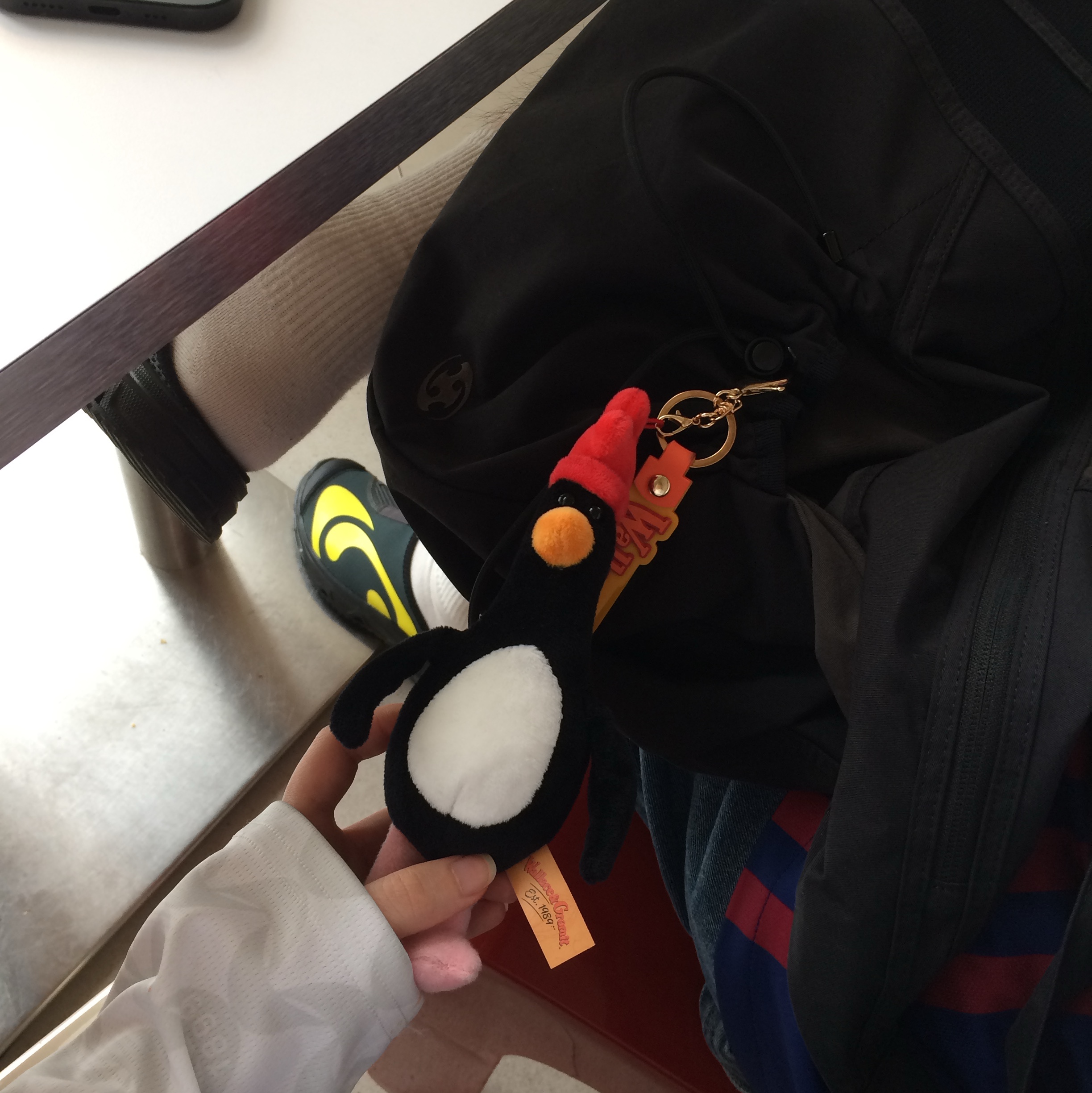 Dream C&C Feathers Mcgraw Keyring 10cm, Sansan Gear Cross Body Bag Black 착용 스타일 - 2