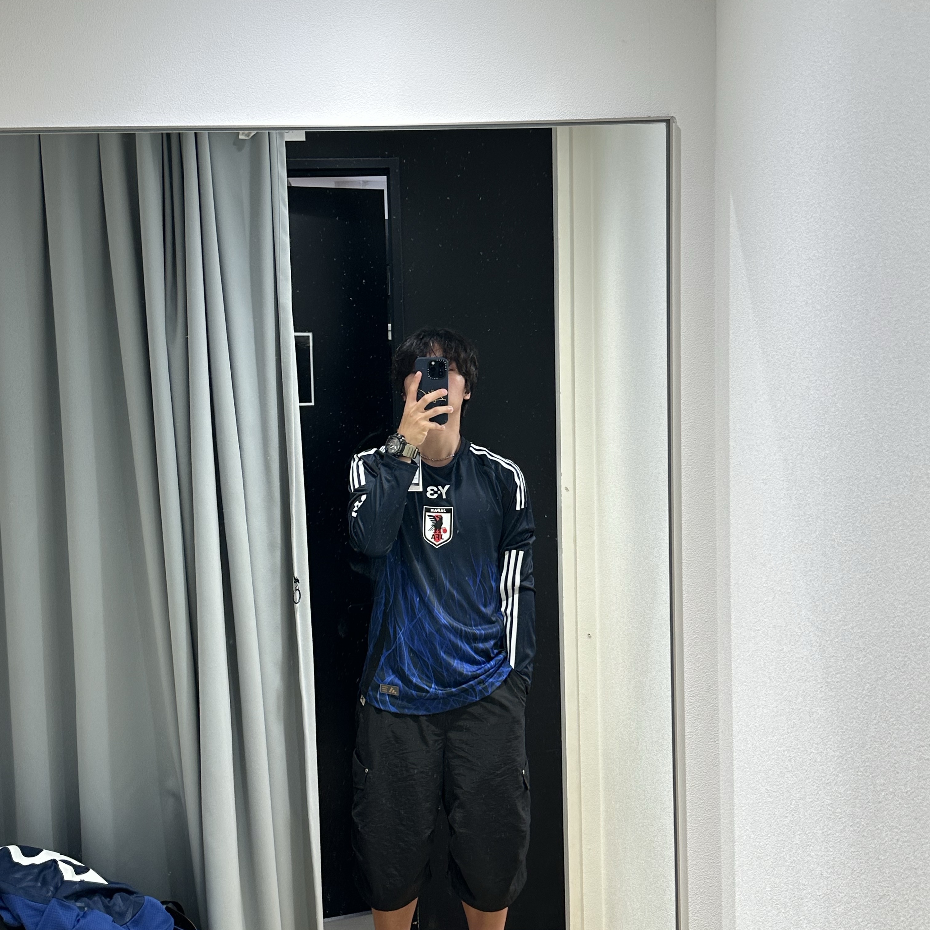 Y-3 Japan 2024 Home Replica Jersey Legend Ink - KR Sizing, Y-3 Japan 2024 Home Replica Jersey Legend Ink - US Sizing 착용 스타일 - 1