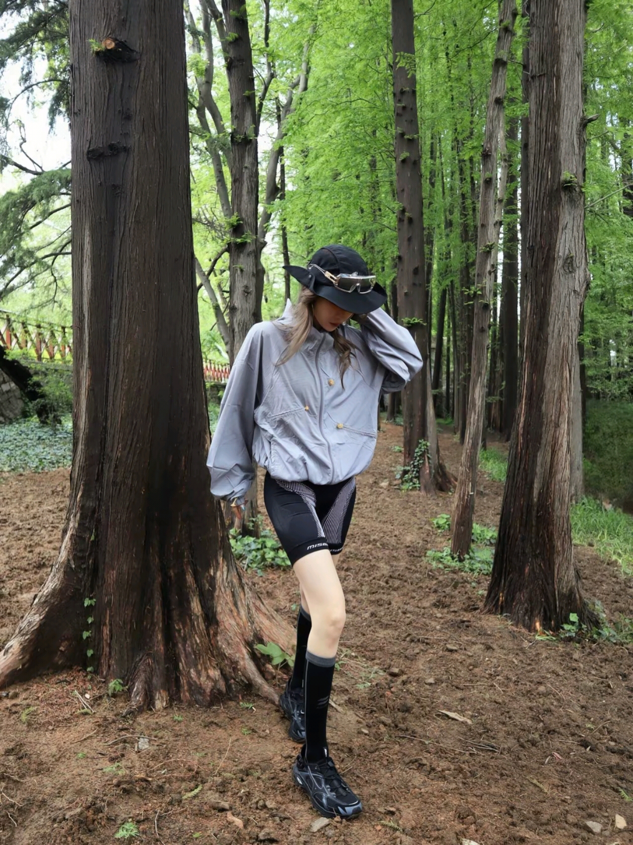 Mizuno Racer Trail SE Black 착용 스타일 - 3
