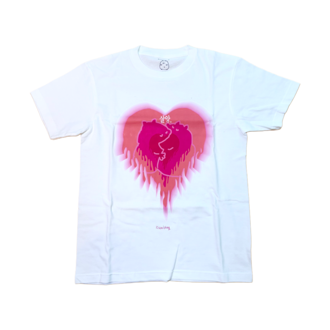 잇츠쿨띵 살앙민철 티셔츠 화이트(itiscoolthing Love Mincheol T-Shirts White)