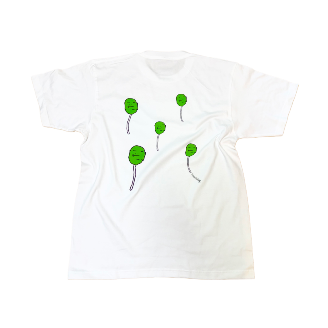 잇츠쿨띵 에피타이저와 메인코스 티셔츠 화이트(itiscoolthing Appetizers And Main Course T-Shirts White) - 2