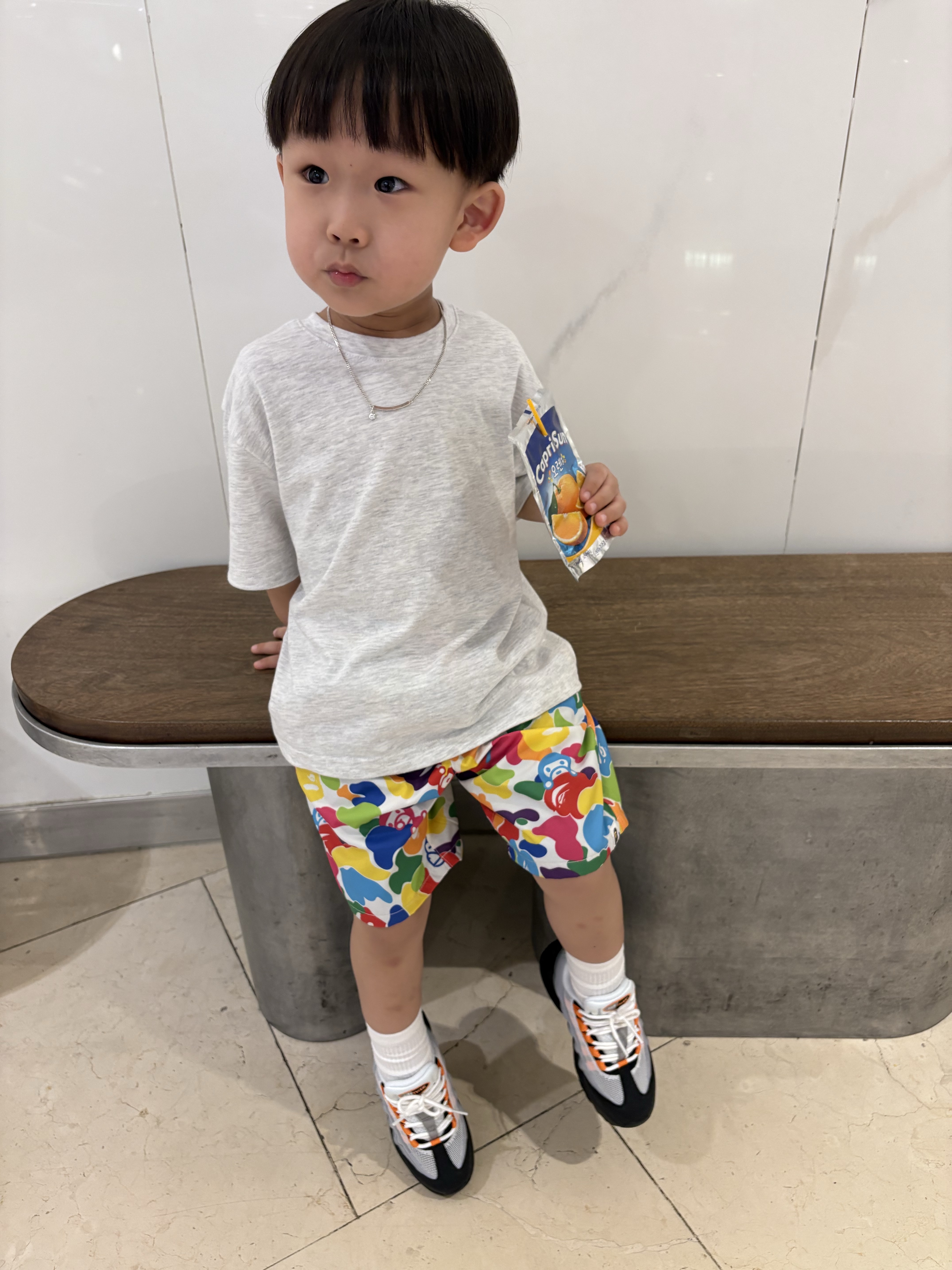 (PS) Nike Air Max 95 OG Bright Mandarin 착용 스타일 - 3