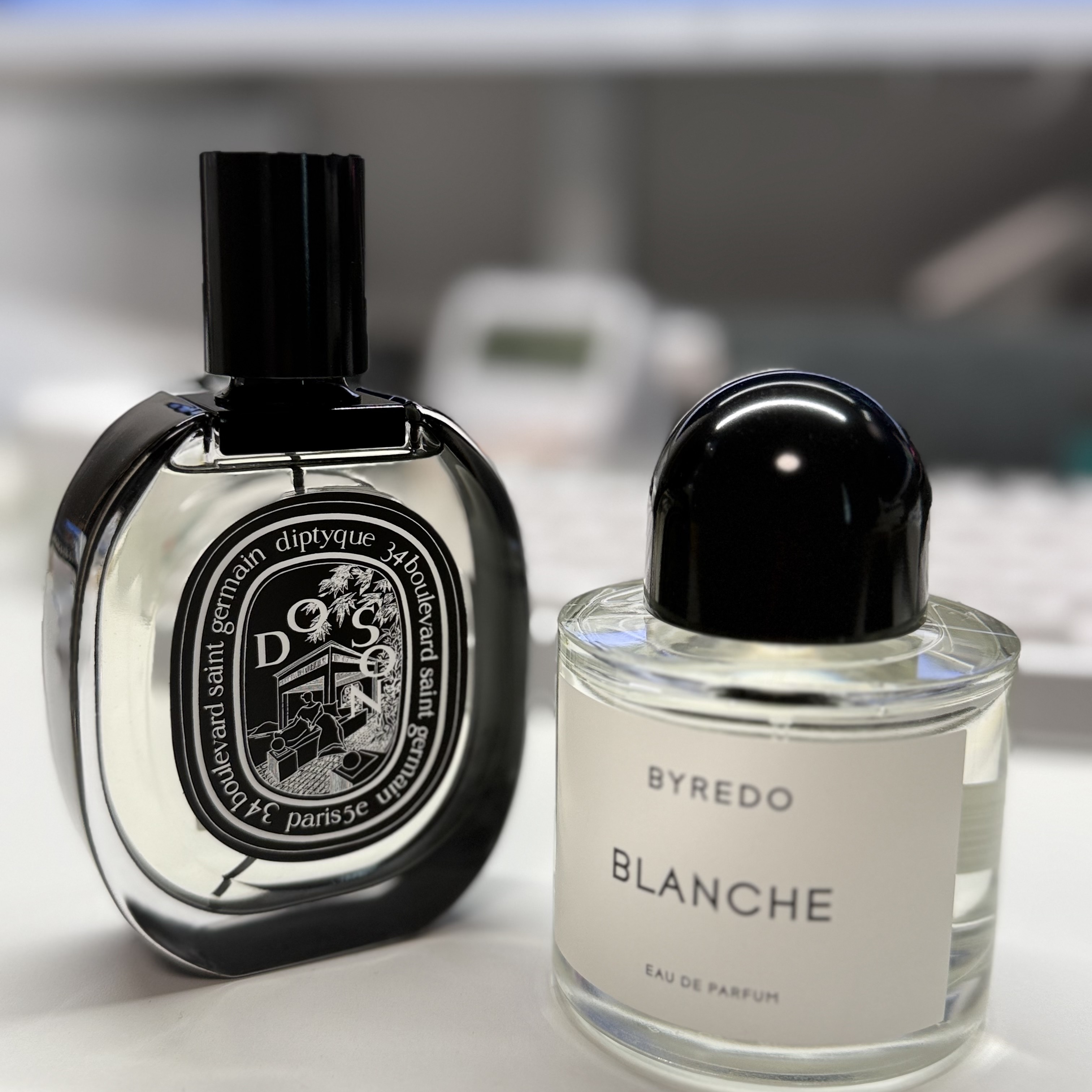 Byredo Blanche Eau De Parfum 100ml, Diptyque Do Son Eau De Parfum 75ml 착용 스타일
