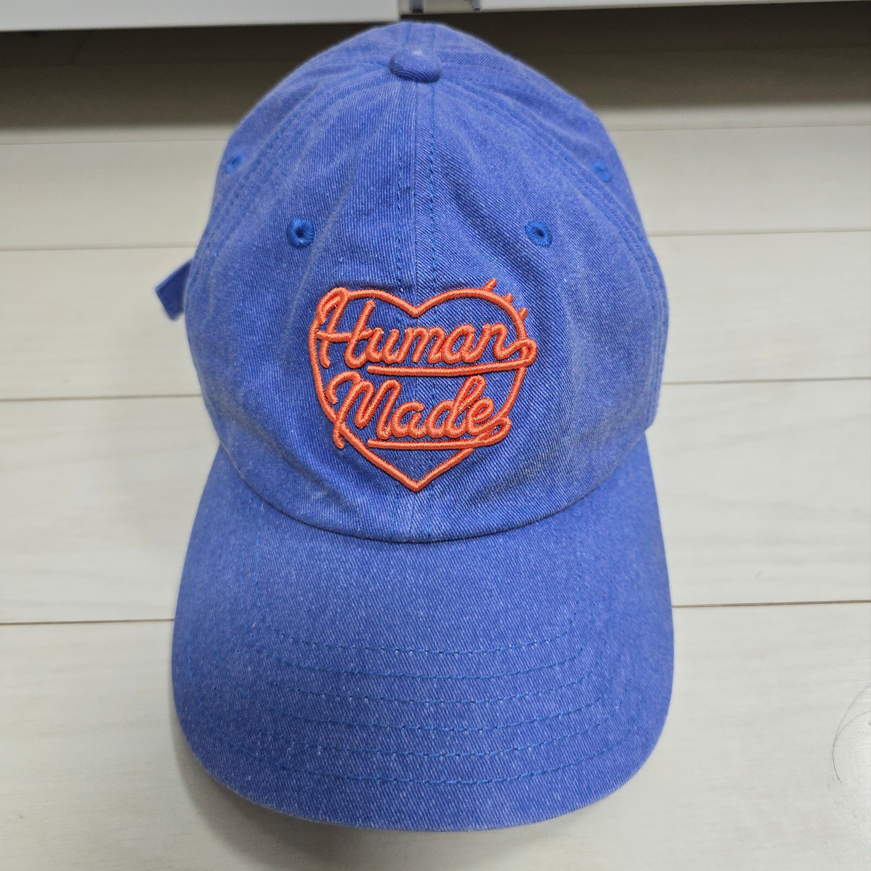 Human Made 6 Panel Cap #1 Blue 착용 스타일