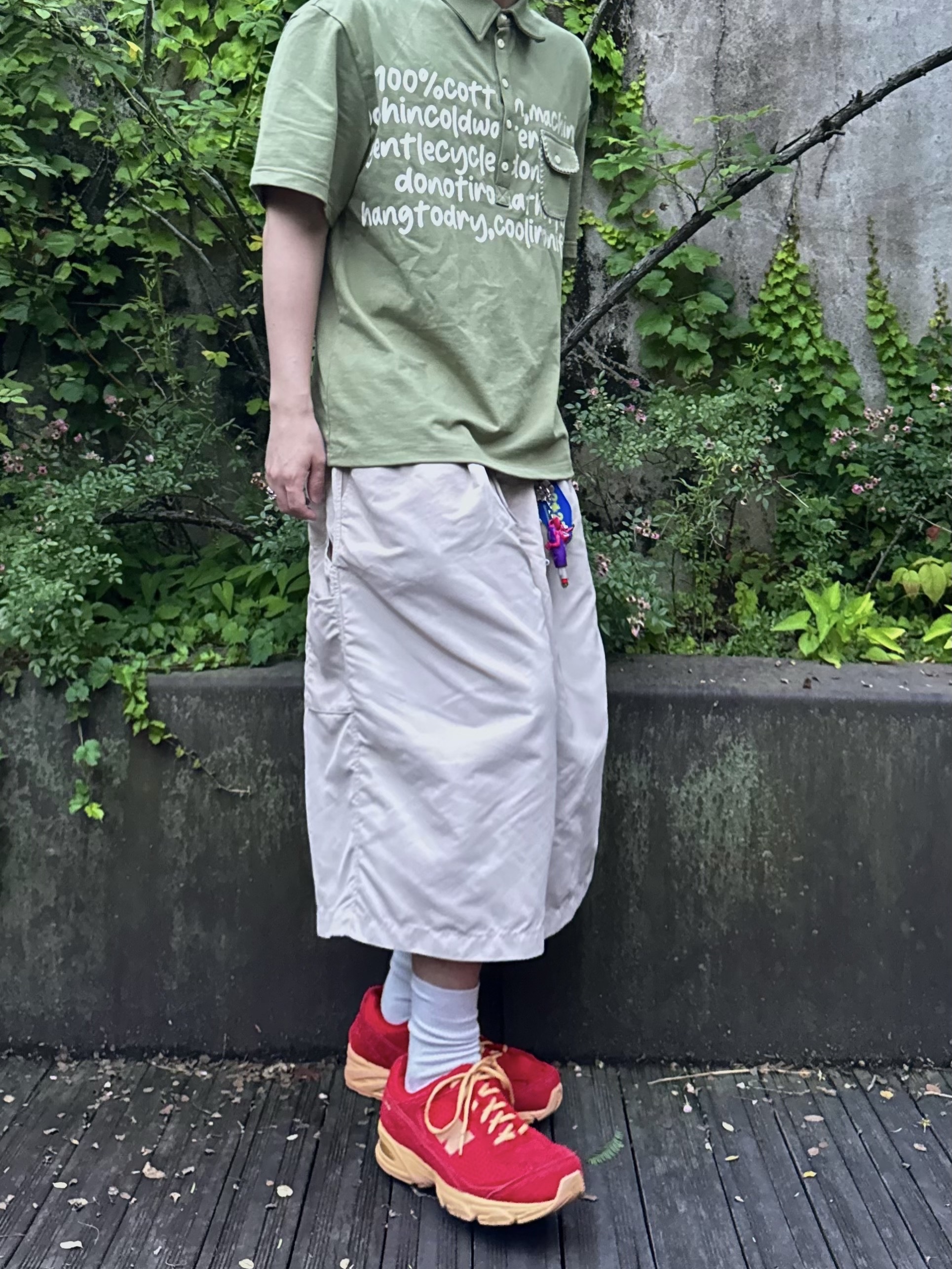 Human Made Denim Work Cap Indigo, New Balance 509 Deep Red 착용 스타일 - 4