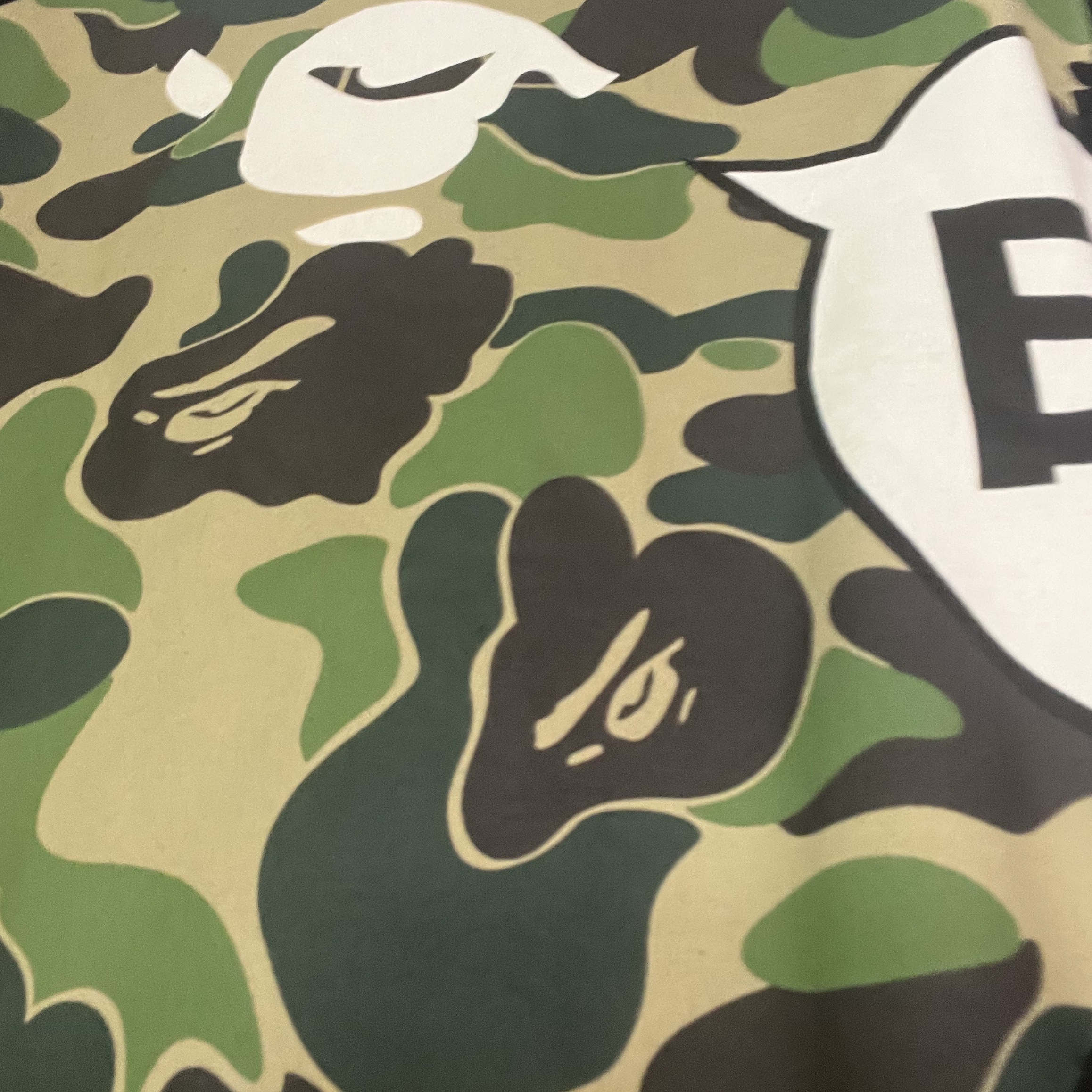 BAPE Japan Big Ape Head City T-Shirt Black 착용 스타일