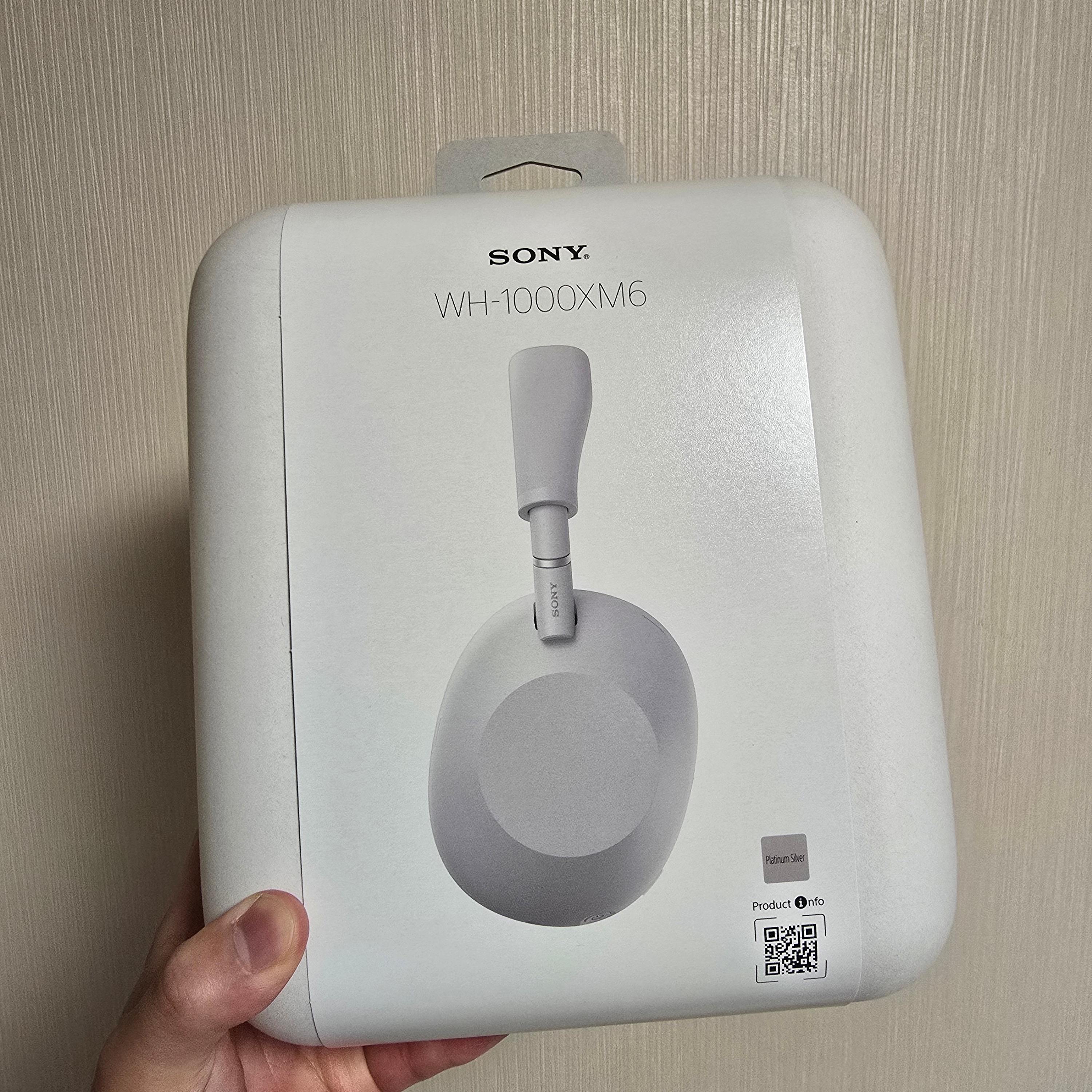 Sony WH-1000XM6 Silver (Sony Korea Ver.) 착용 스타일