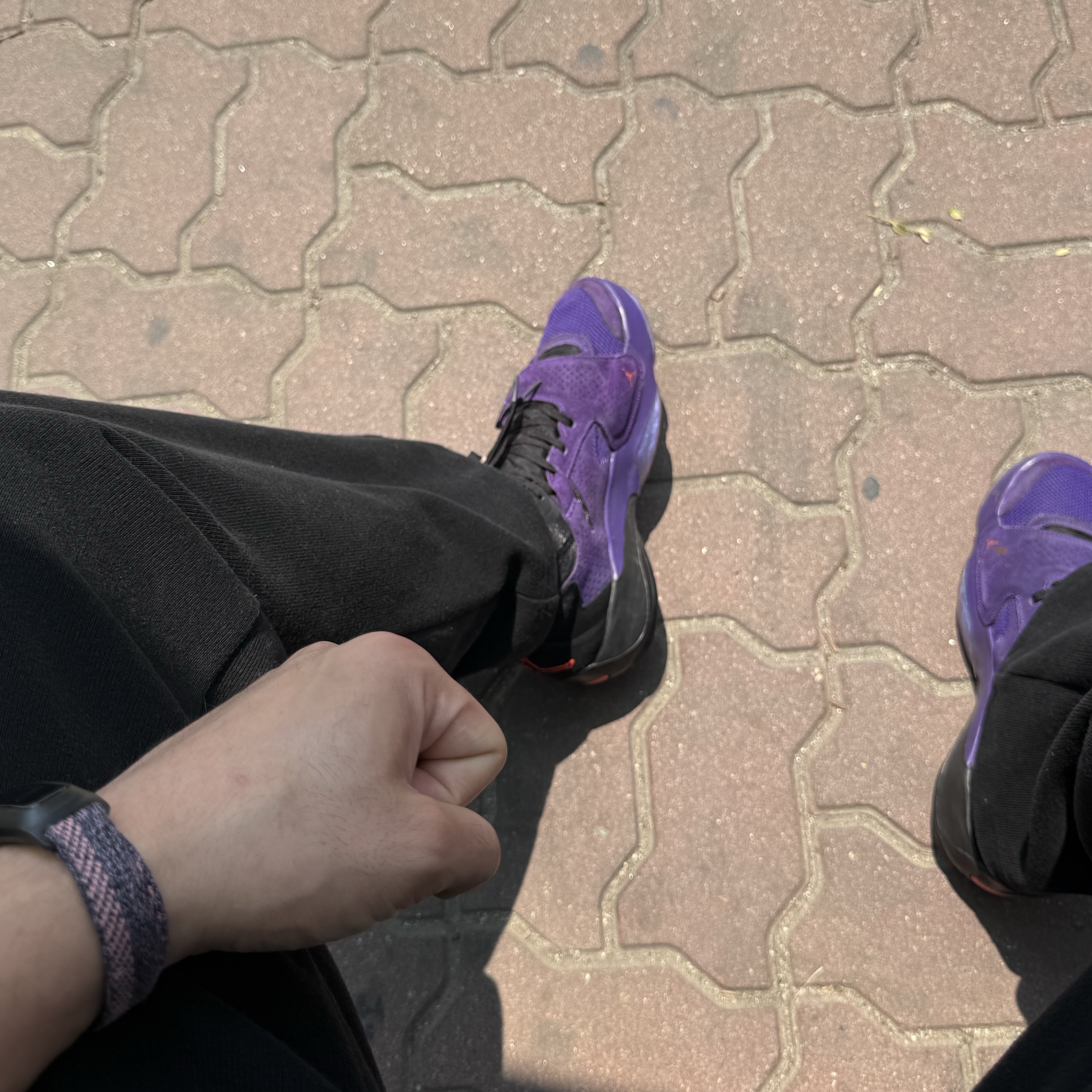 Jordan Zion 2 PF Court Purple Black 착용 스타일