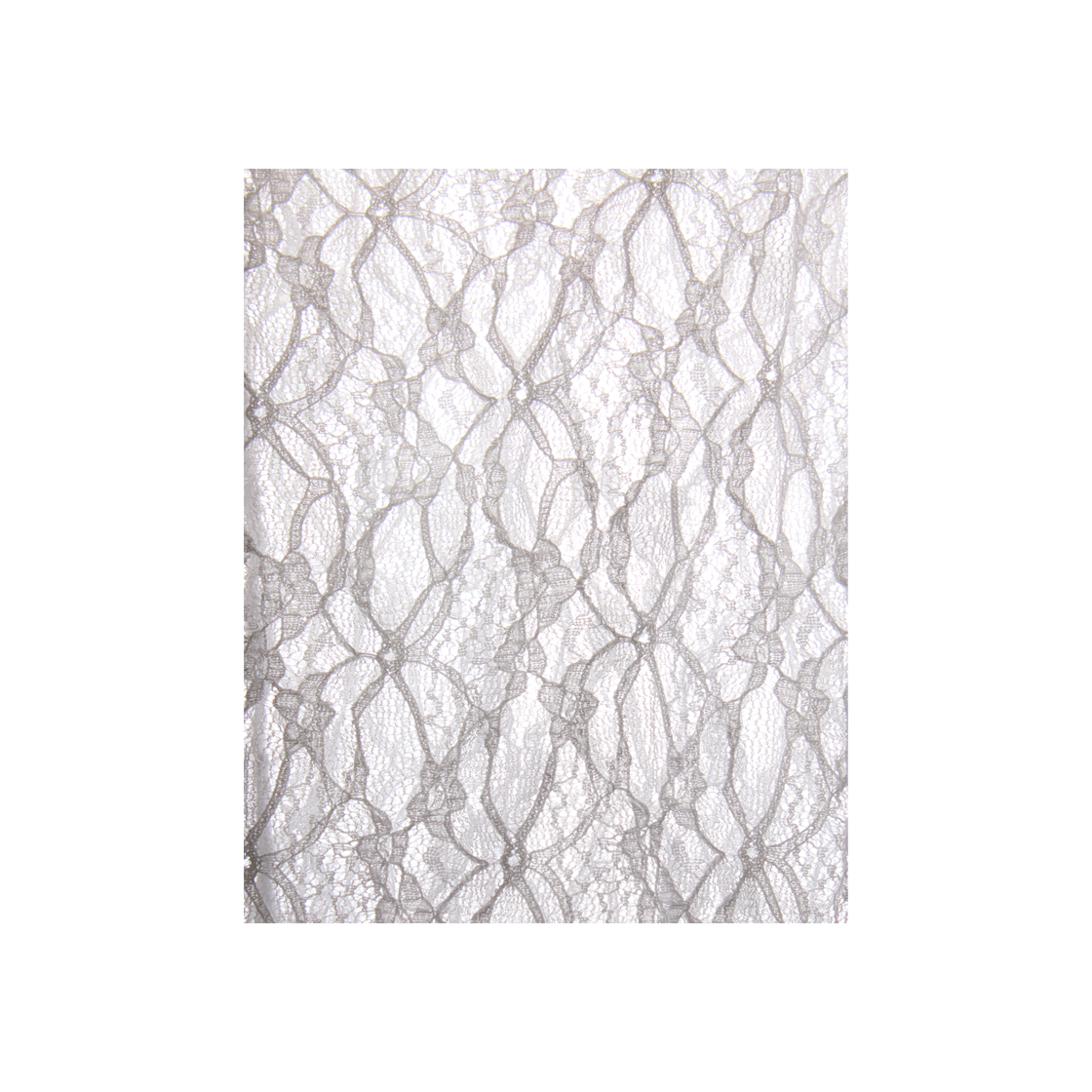 L0000048 Onnitella Flower Lace Over Knee Socks White