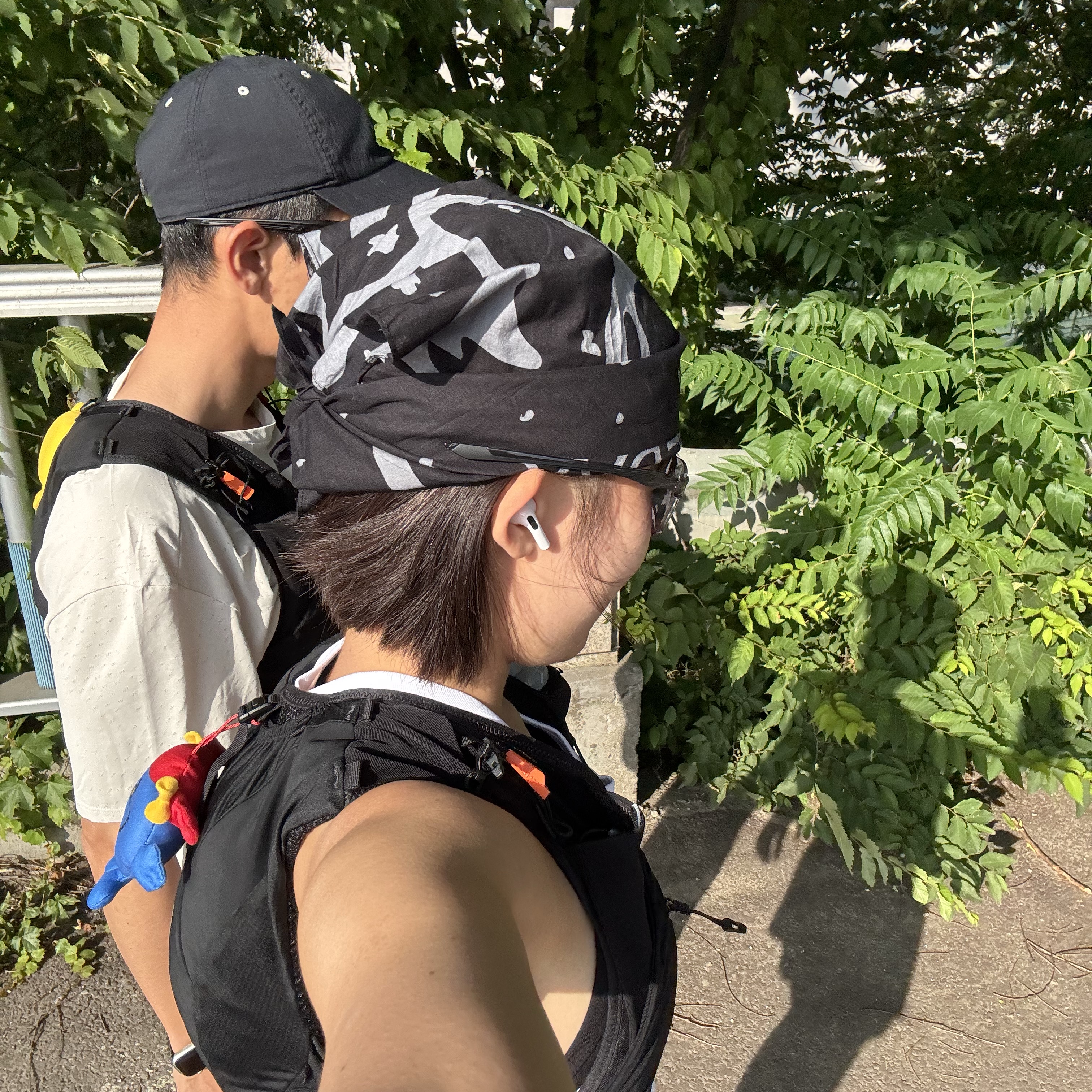 Nike ACG Cinder Cone Windproof Jacket Black Anthracite - Asia, Nike ACG Heritage 86 Cap Black 착용 스타일 - 2