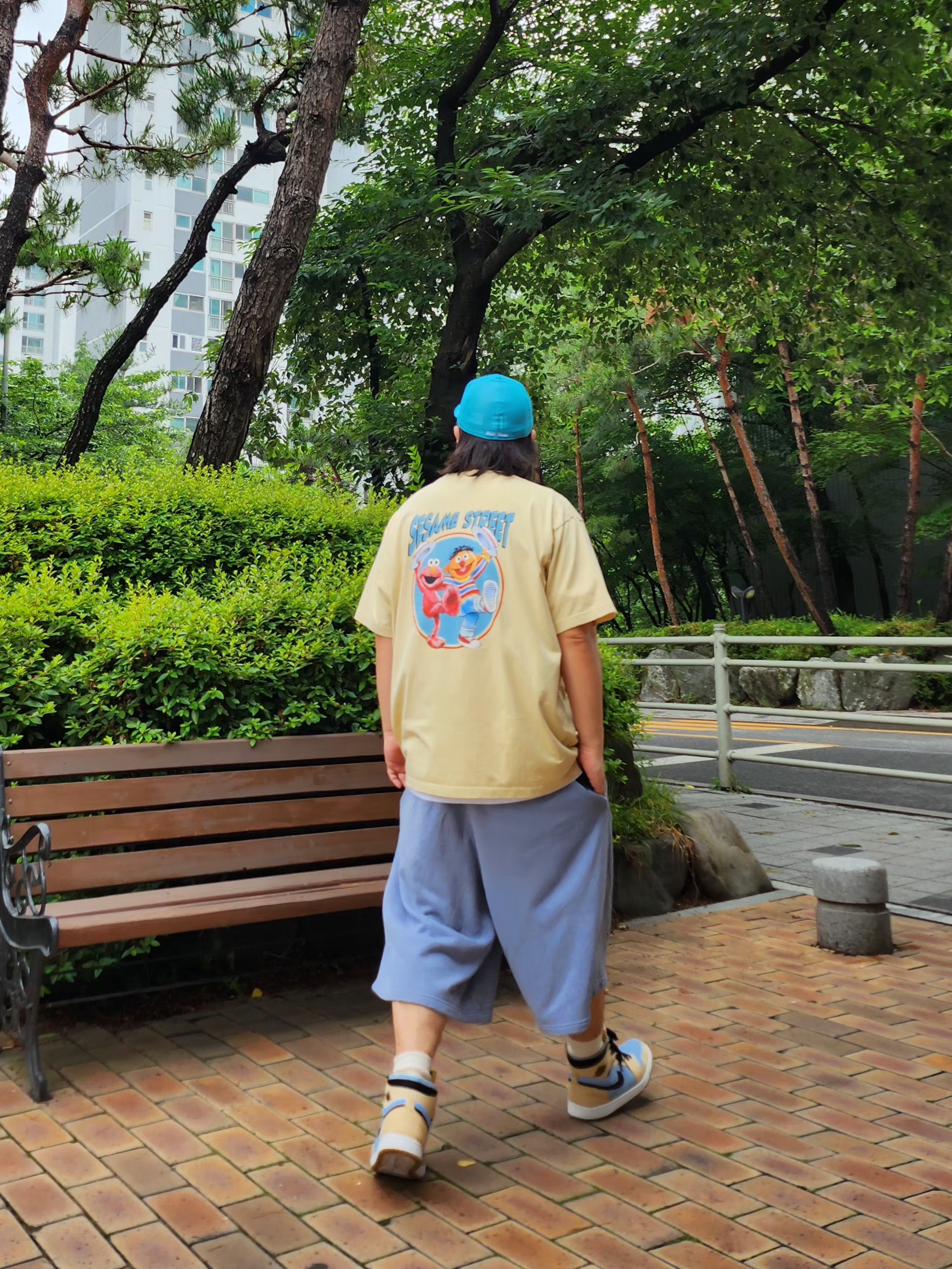 Supreme Box Logo Mesh Back New Era Blue - 23SS, (W) Jordan 1 Zoom Air CMFT Psychic Blue Sesame 착용 스타일 - 2