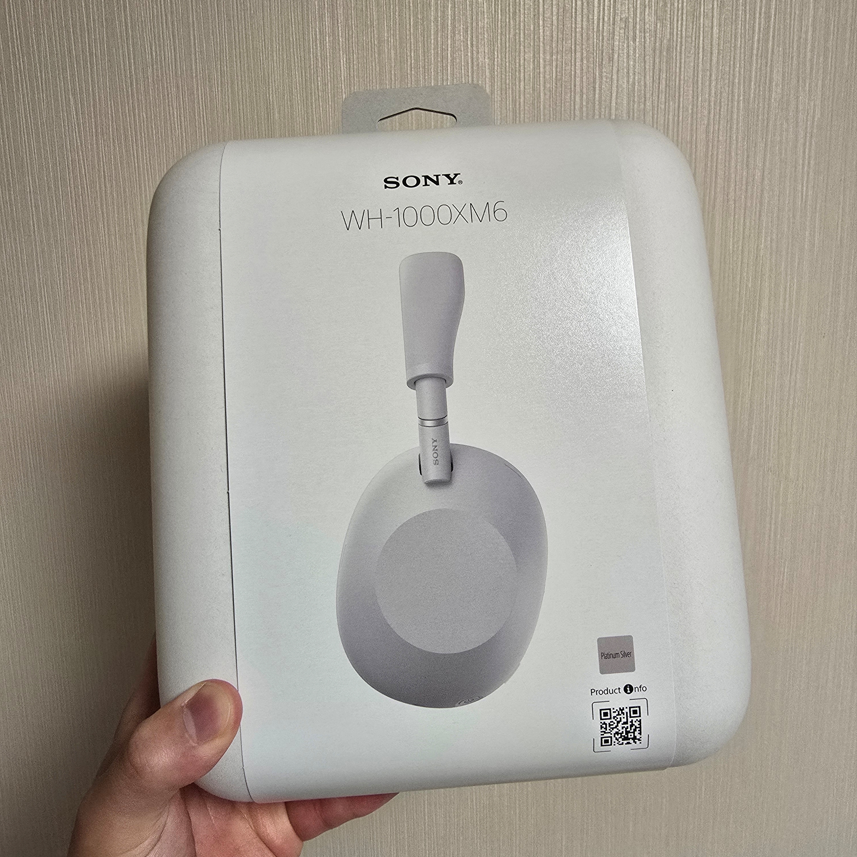 Sony WH-1000XM6 Silver (Sony Korea Ver.) 착용 스타일