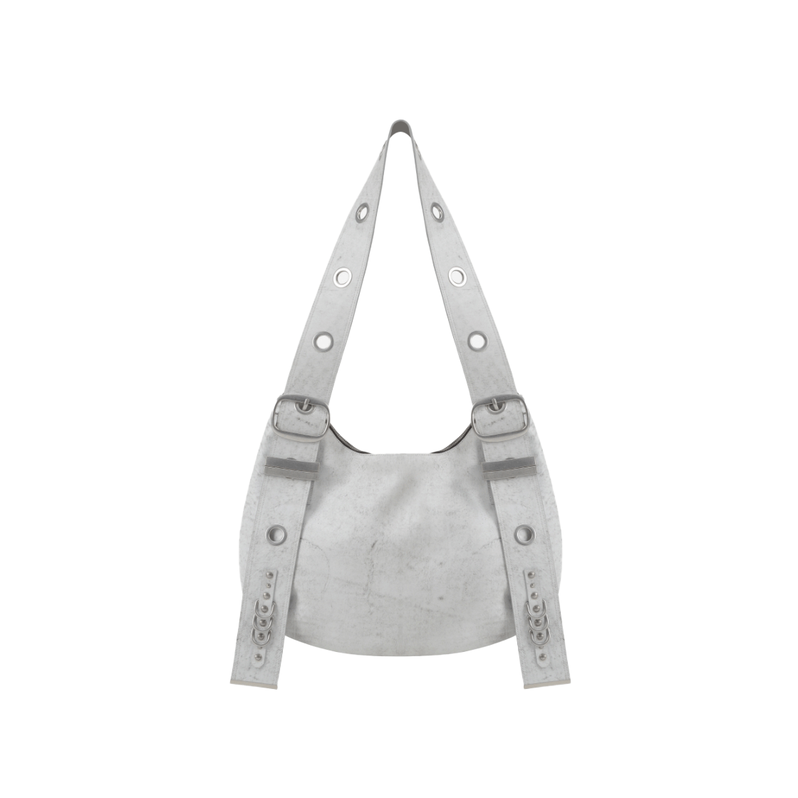 [KREAM 단독] 베이컨트 아카이브 벨라 와이드 스트랩 호보백 더티 화이트([KREAM 단독] Vacant Archive Bella Wide Strap Hobo Bag Dirty White)