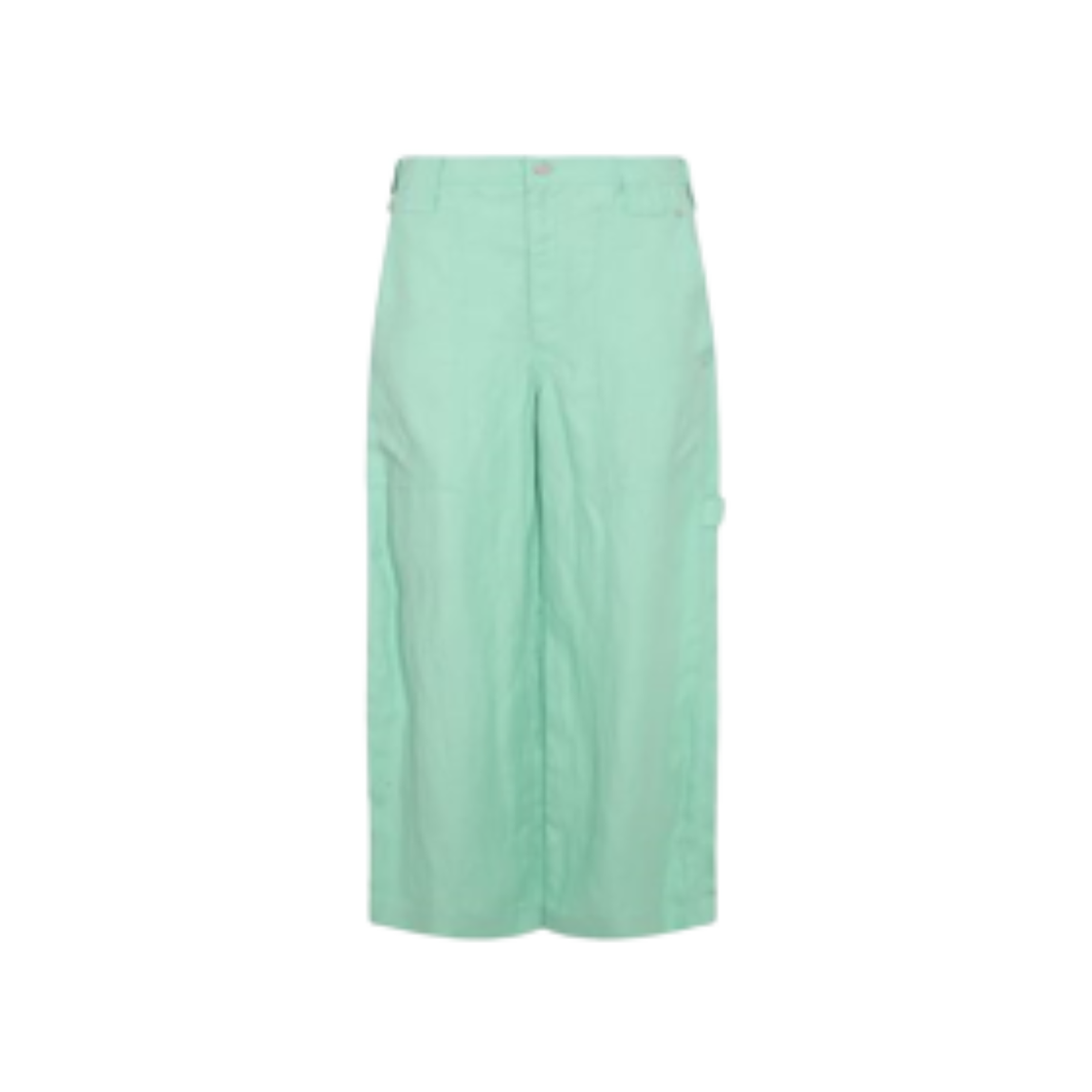 6400853BU3823090 (W) Stella McCartney Twill Pants Green