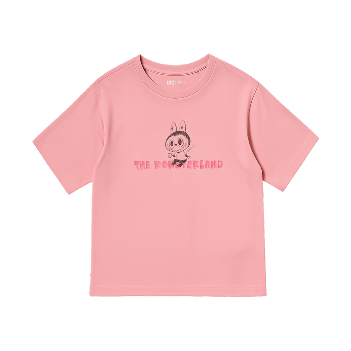 (W) 유니클로 UT x 팝마트 그래픽 티셔츠 H 핑크 - JP