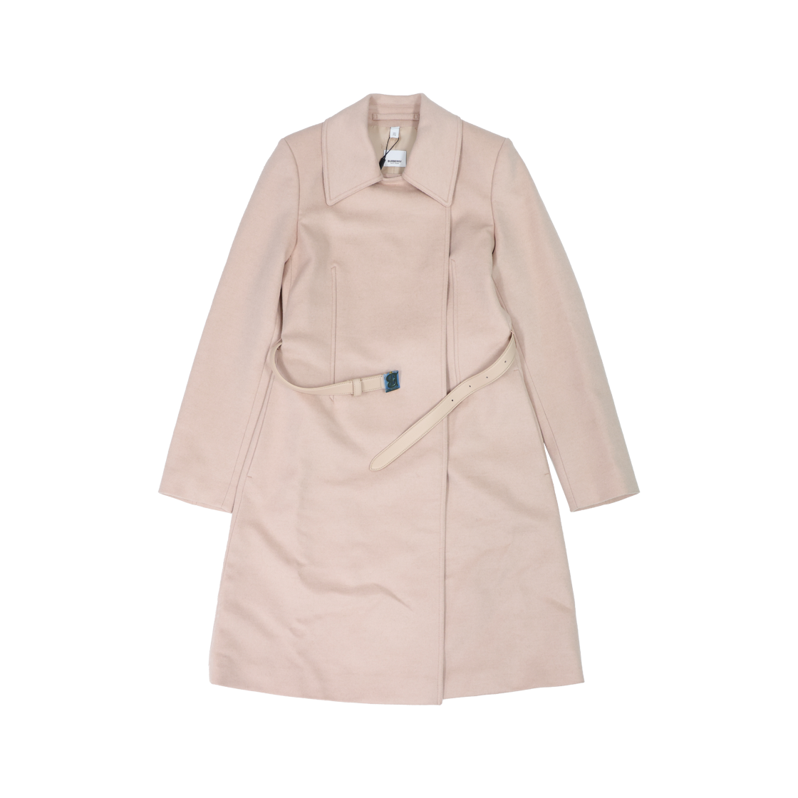 ITWMF6V5CSCP BURBERRY Belted Coat Pink