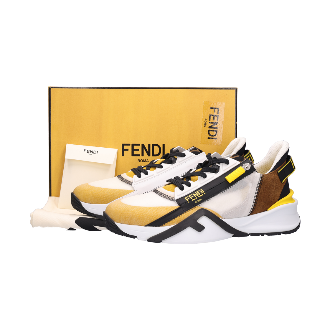 ITU6HJSIGFR7 FENDI Flow FF Lycra Sneakers - #6