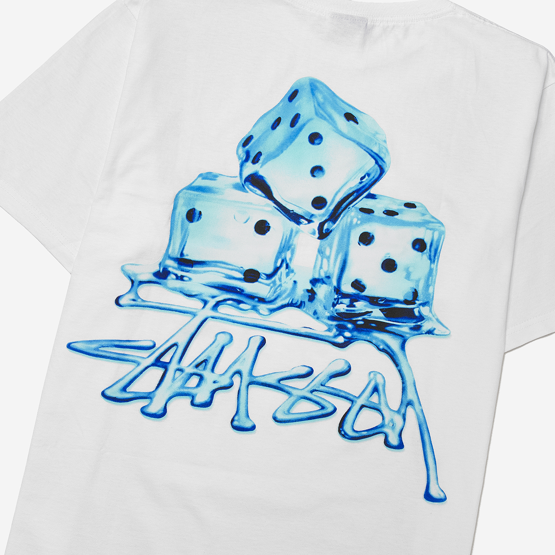 스투시 멜티드 티셔츠 화이트 (2개 번들)(Stussy Melted T-Shirt White (Bundle of 2)) - 4
