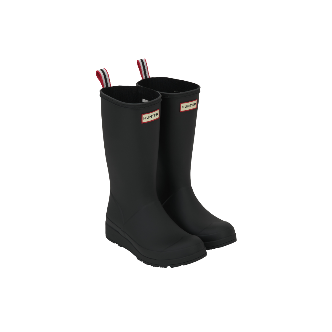 WFT2007RMA-BLK (W) Hunter Play Tall Wellington Rain Boots Black - #4