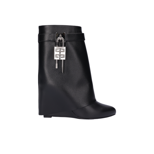 IT3O6OLA73D8 GIVENCHY Shark Lock Ankle Boots Black Size 36