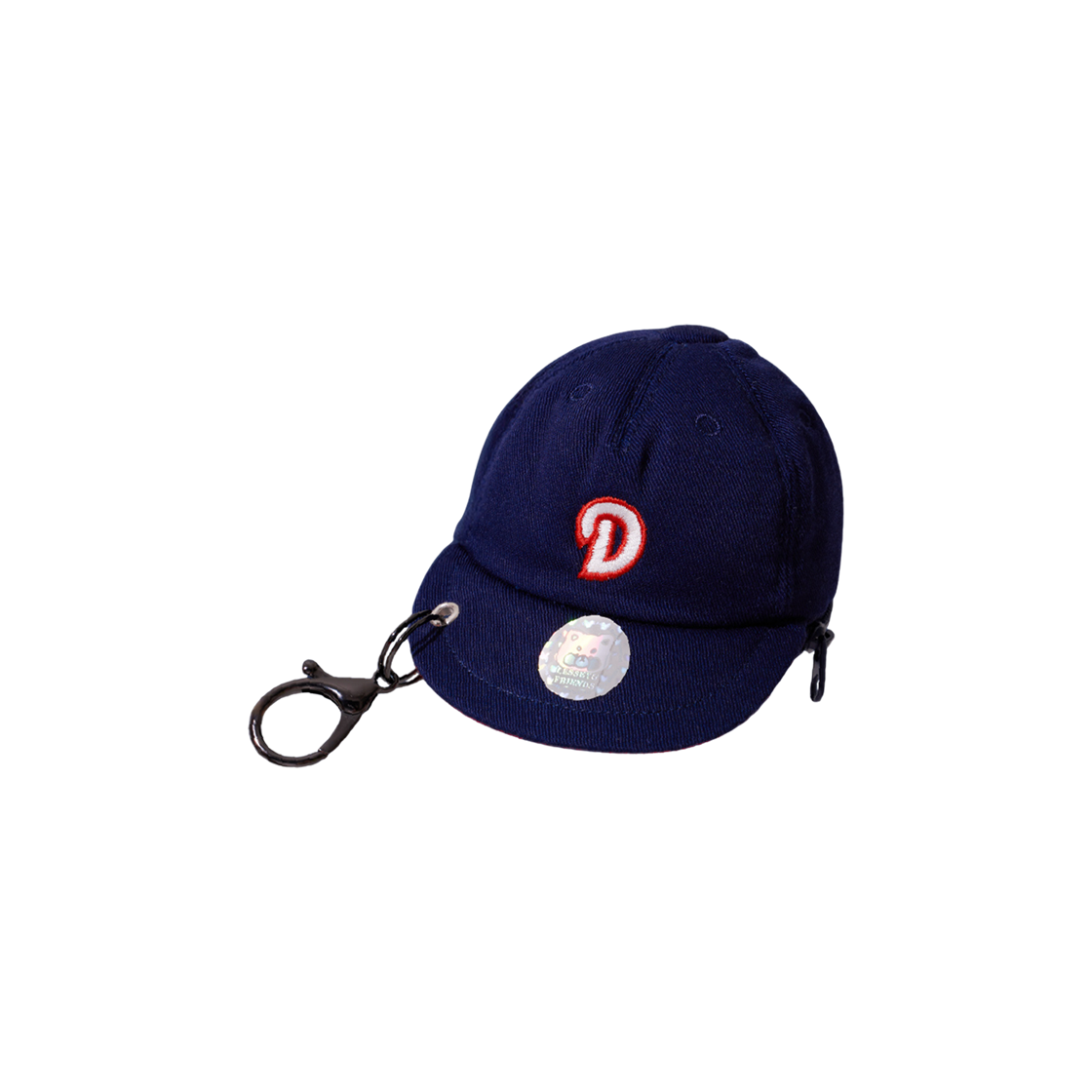 레시앤프렌즈 x 한국 프로야구 최강레시 승리요정 캡 미니 파우치 두산 베어스(Lessey & Friends x KBO The Strongest Lessey Victory Fairy Cap Mini Pouch Doosan Bears) - 1