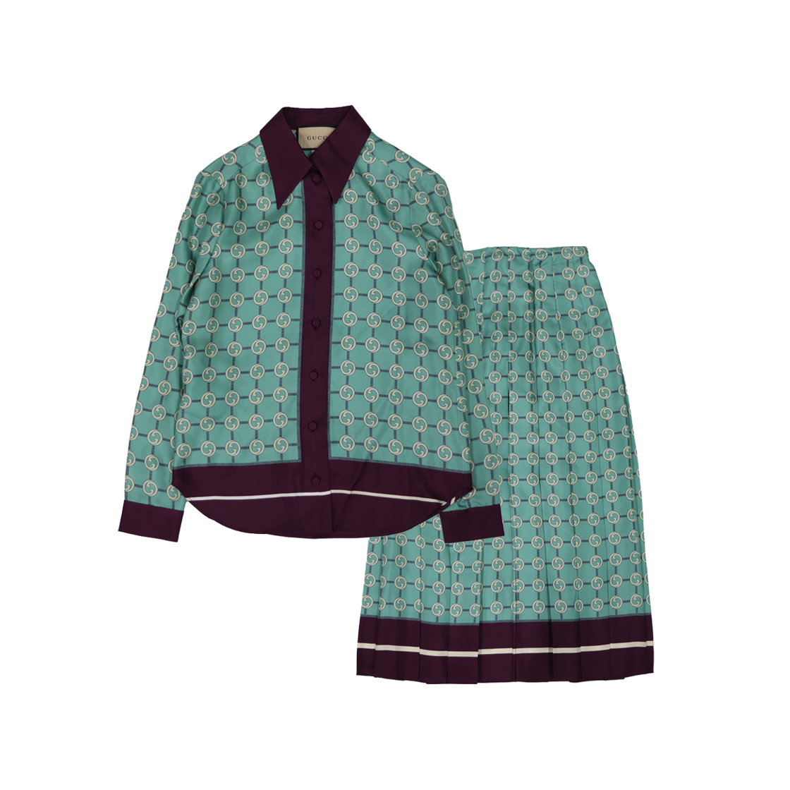 IT5L5IRWDVGG GUCCI Interlocking G Print Silk Setup
