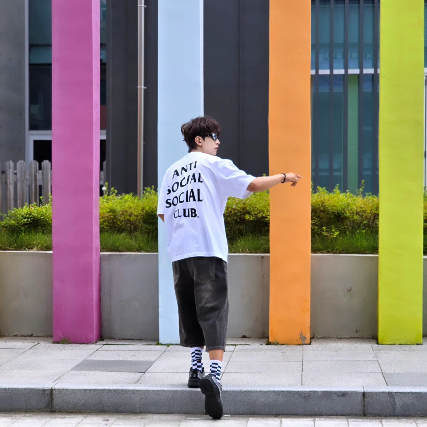 Anti Social Social Club Mind Games S/S Tee White, [6% 적립] FILA Pantera 99/25 Silver 착용 스타일 - 7
