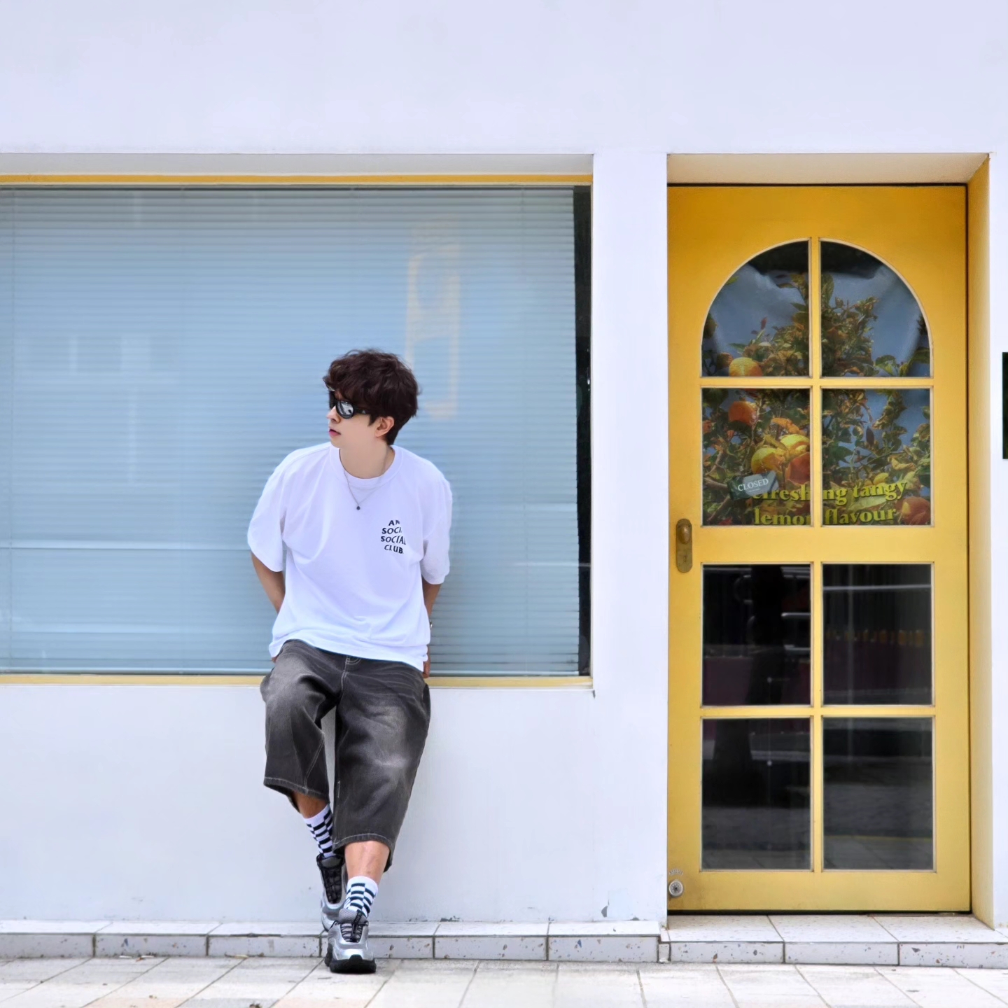 Anti Social Social Club Mind Games S/S Tee White, [6% 적립] FILA Pantera 99/25 Silver 착용 스타일 - 1