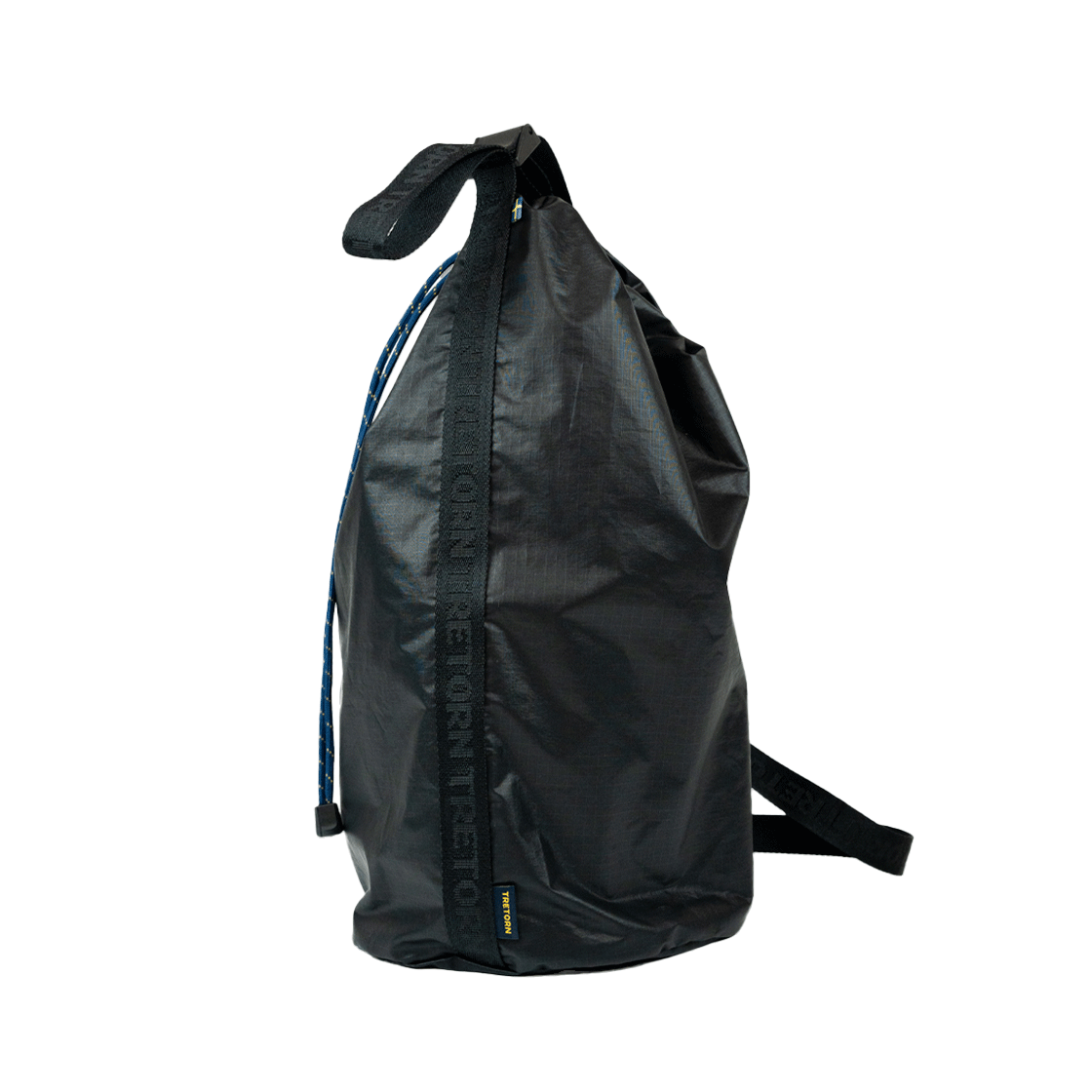 트레통 나일론 립 슬링백 블랙